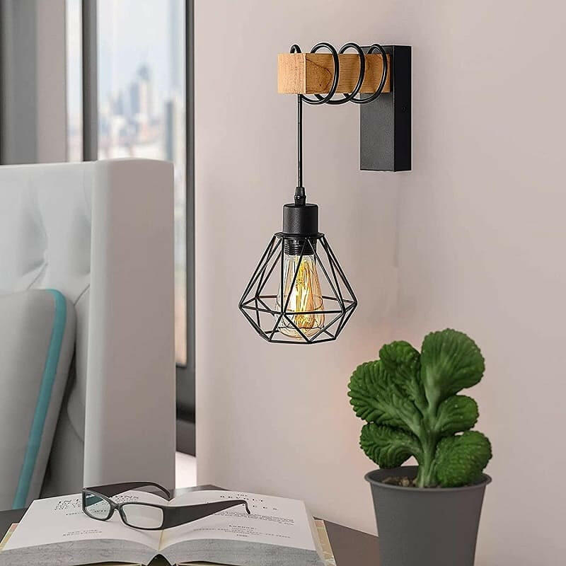 Odetta Industrial Minimalist Wall Lamp