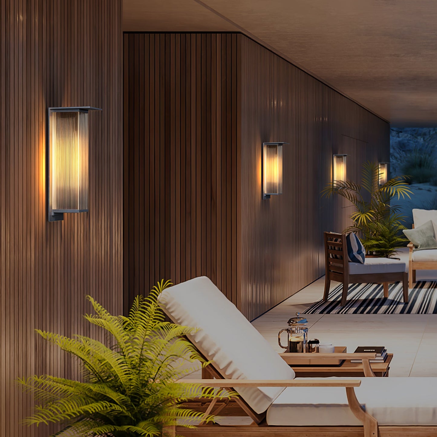 Oleron Box Solar Outdoor Lamp