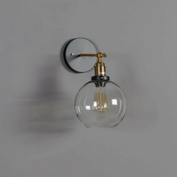 Olivia Retro Round Glass Light
