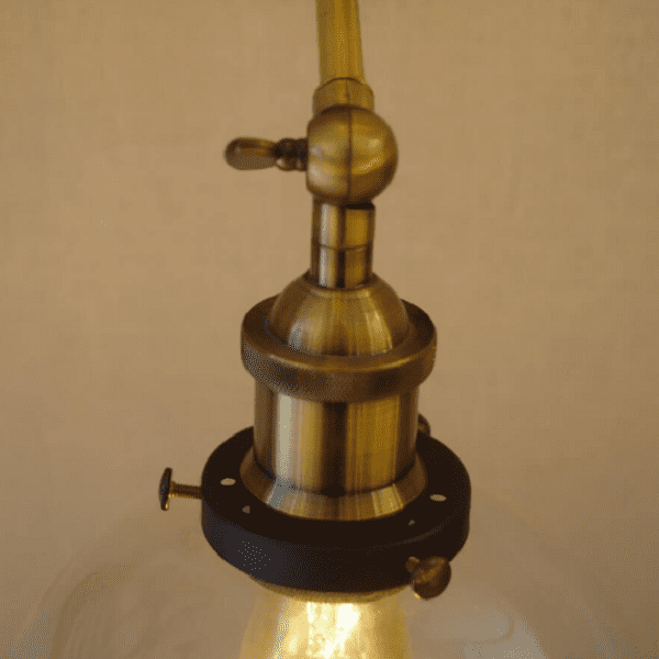 Olivia Retro Round Glass Light