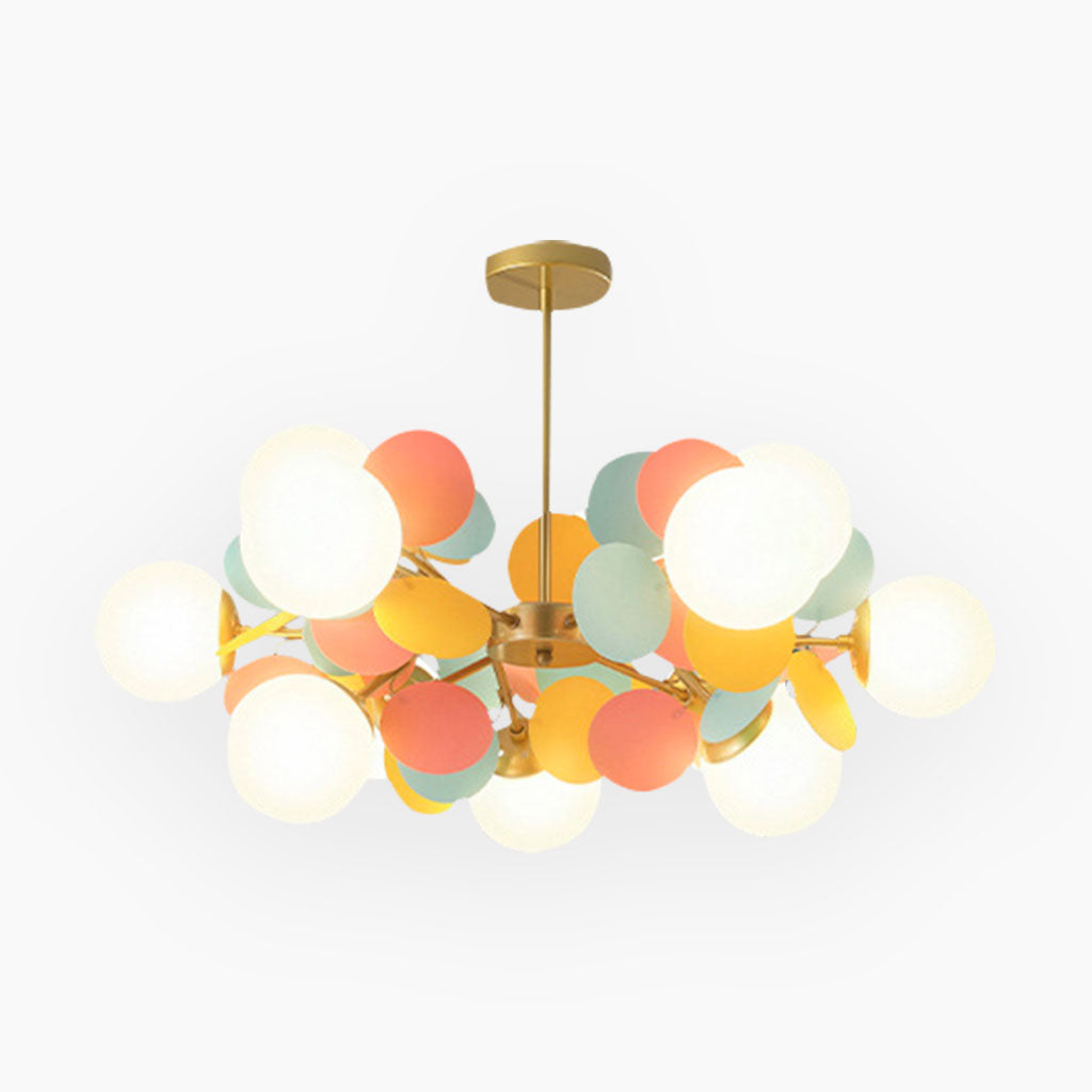 Chandelier Modern Artistic Opal Colorful Branch