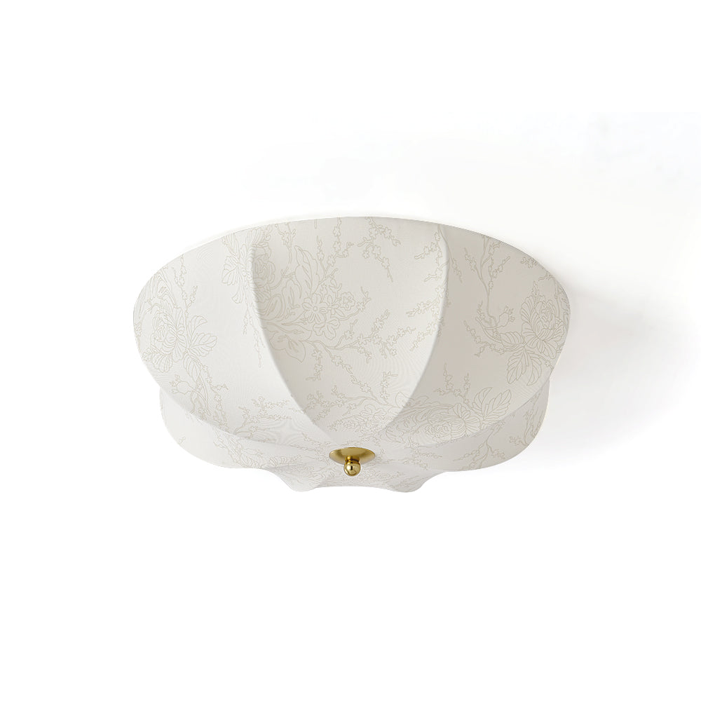 Orchid Fabric Ceiling Lamp