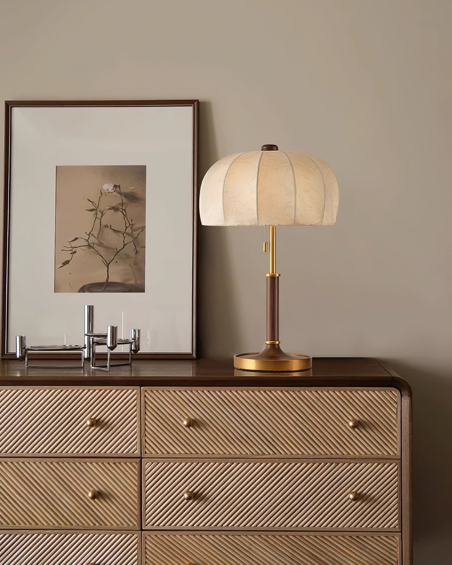 Orchid Fabric Table Lamp