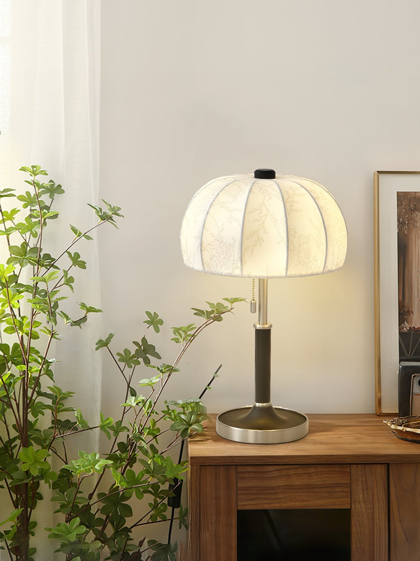 Orchid Fabric Table Lamp