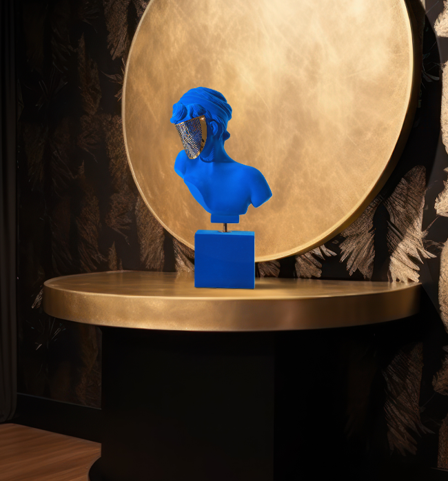 David In A Golden Veil - Indigo