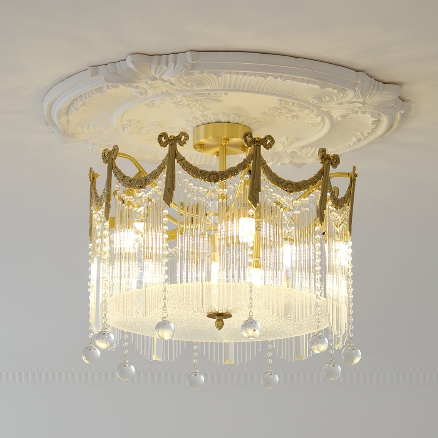 Palace Water Drop Ceiling Lamp