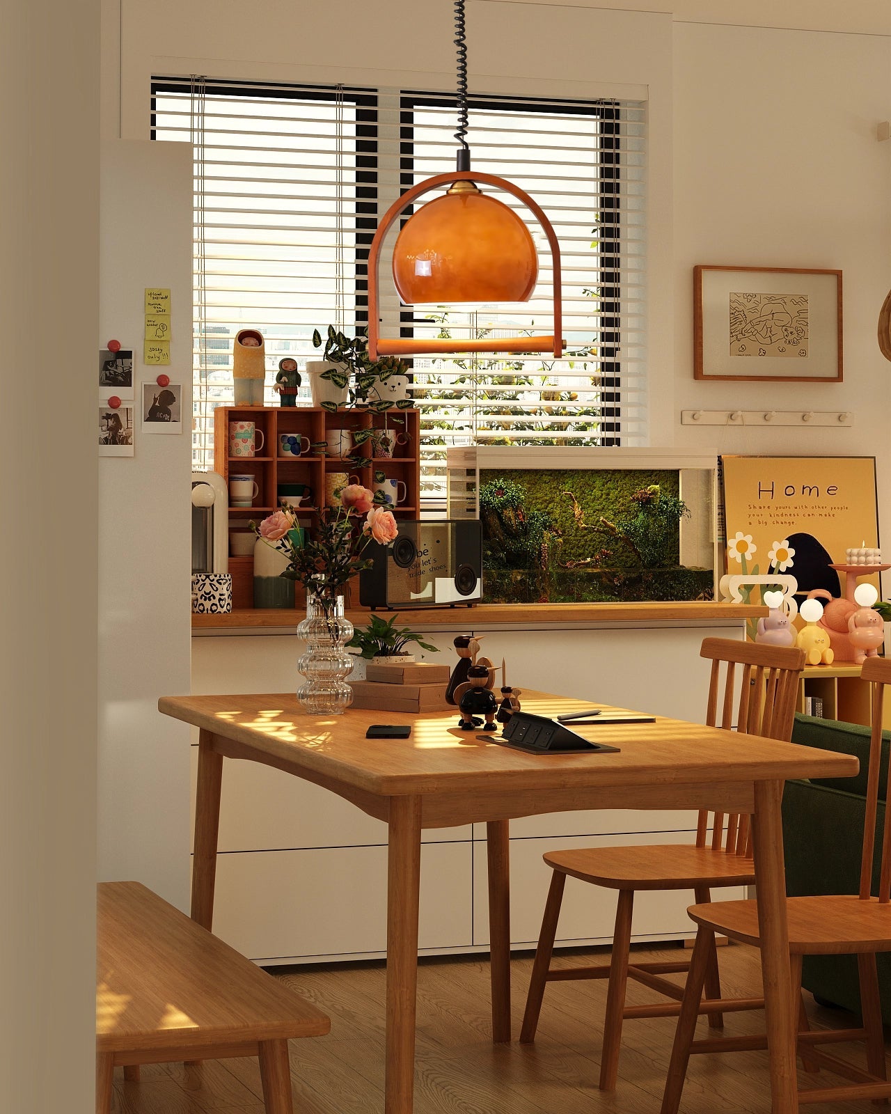 Pallade Coffee Pendant Lamp