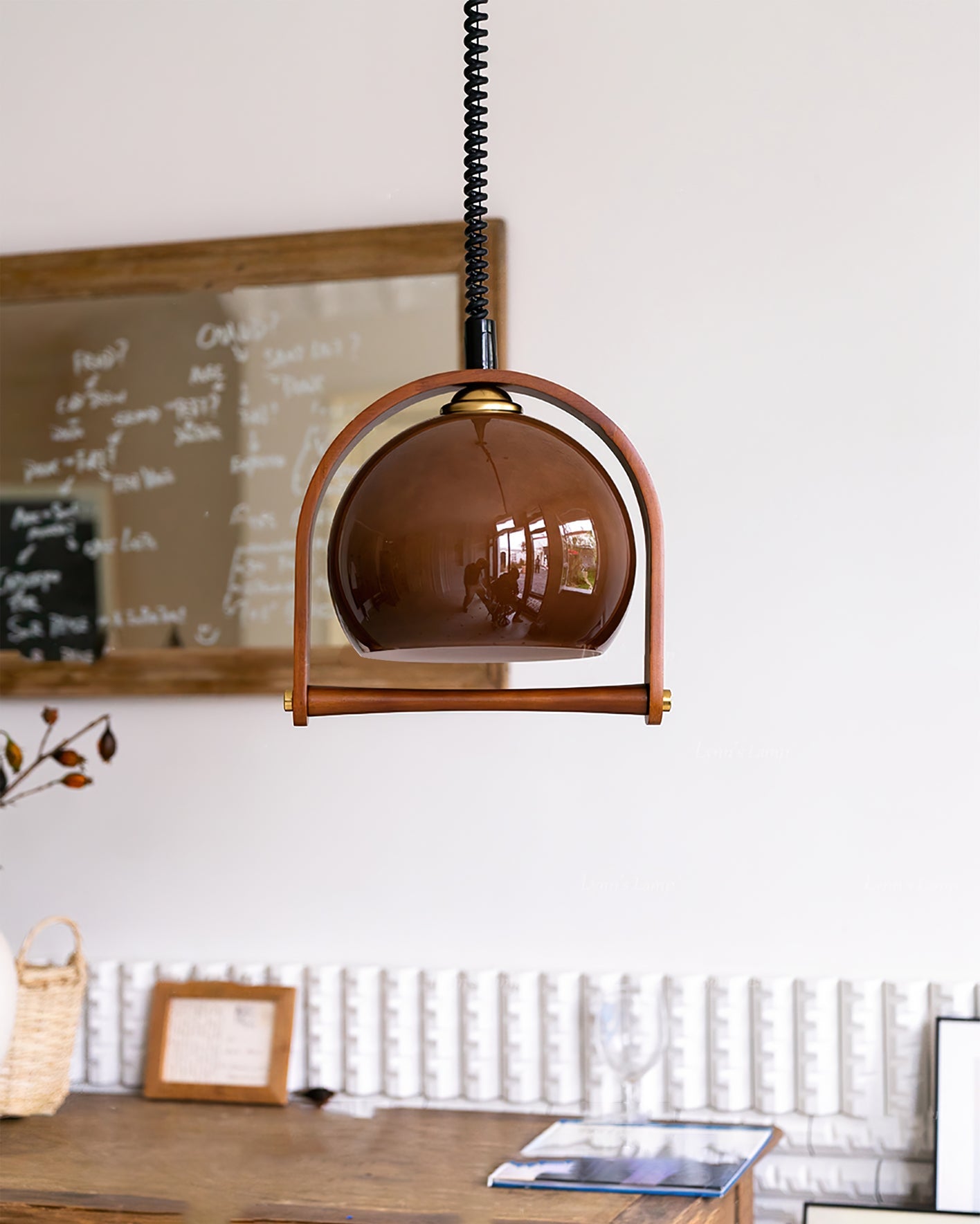 Pallade Coffee Pendant Lamp