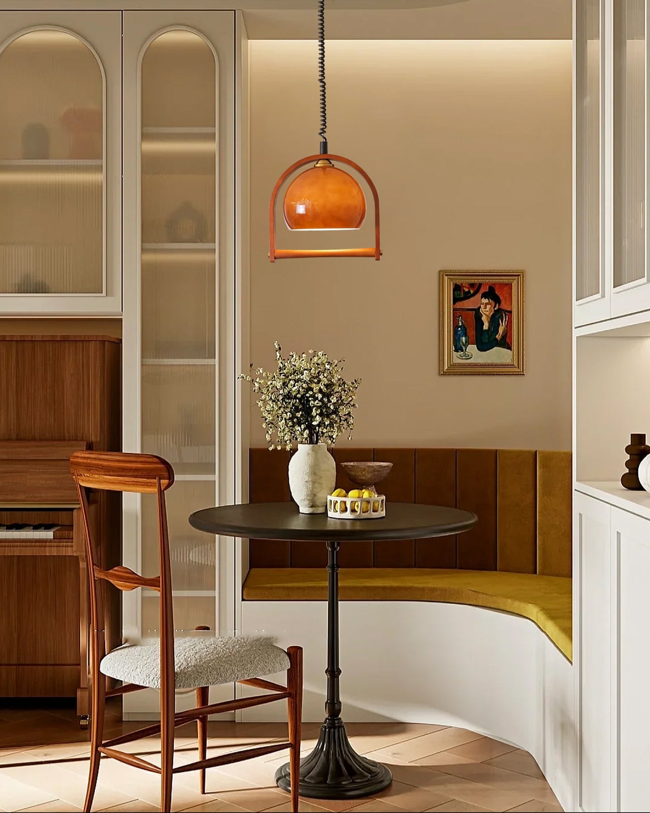 Pallade Coffee Pendant Lamp
