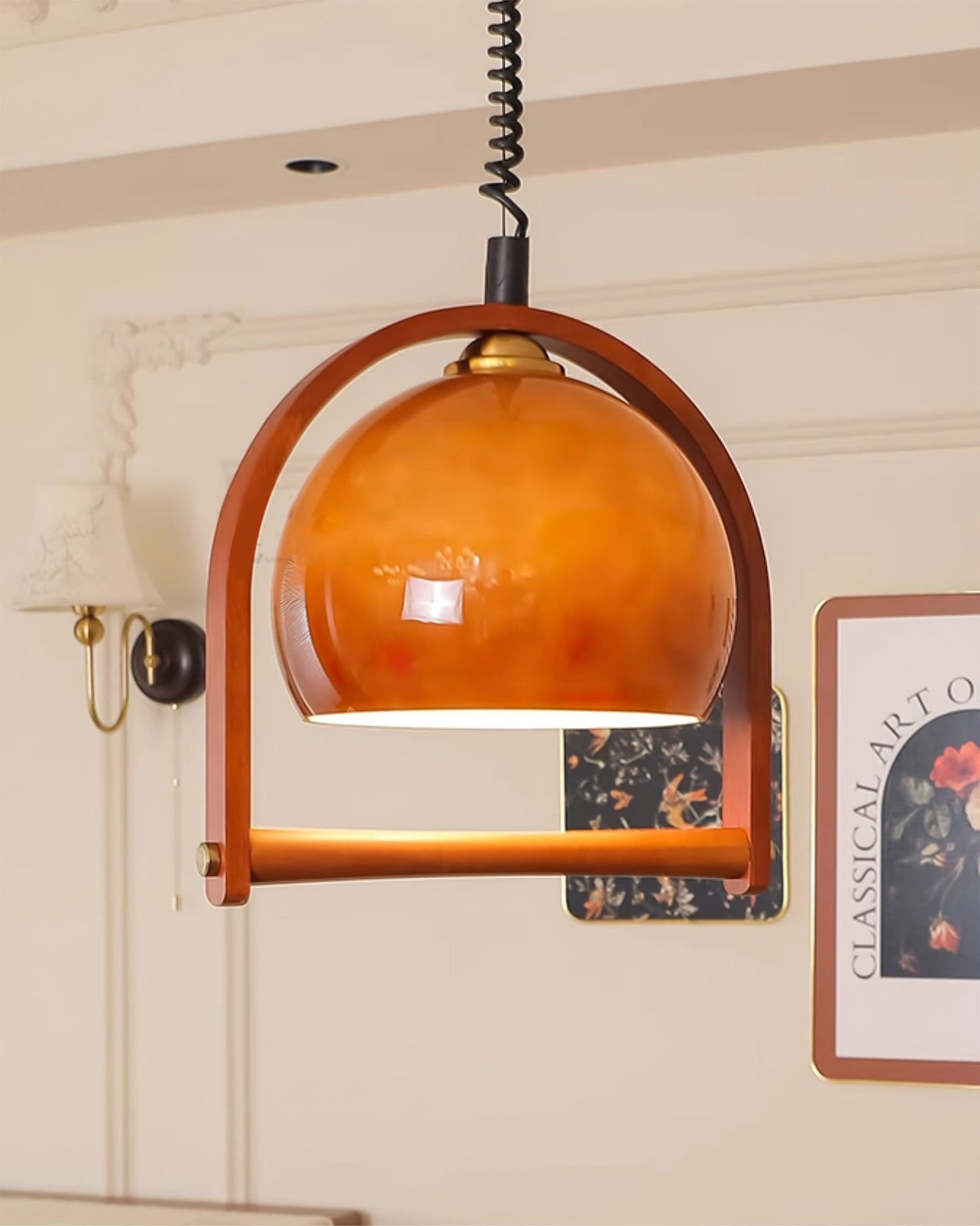 Pallade Coffee Pendant Lamp