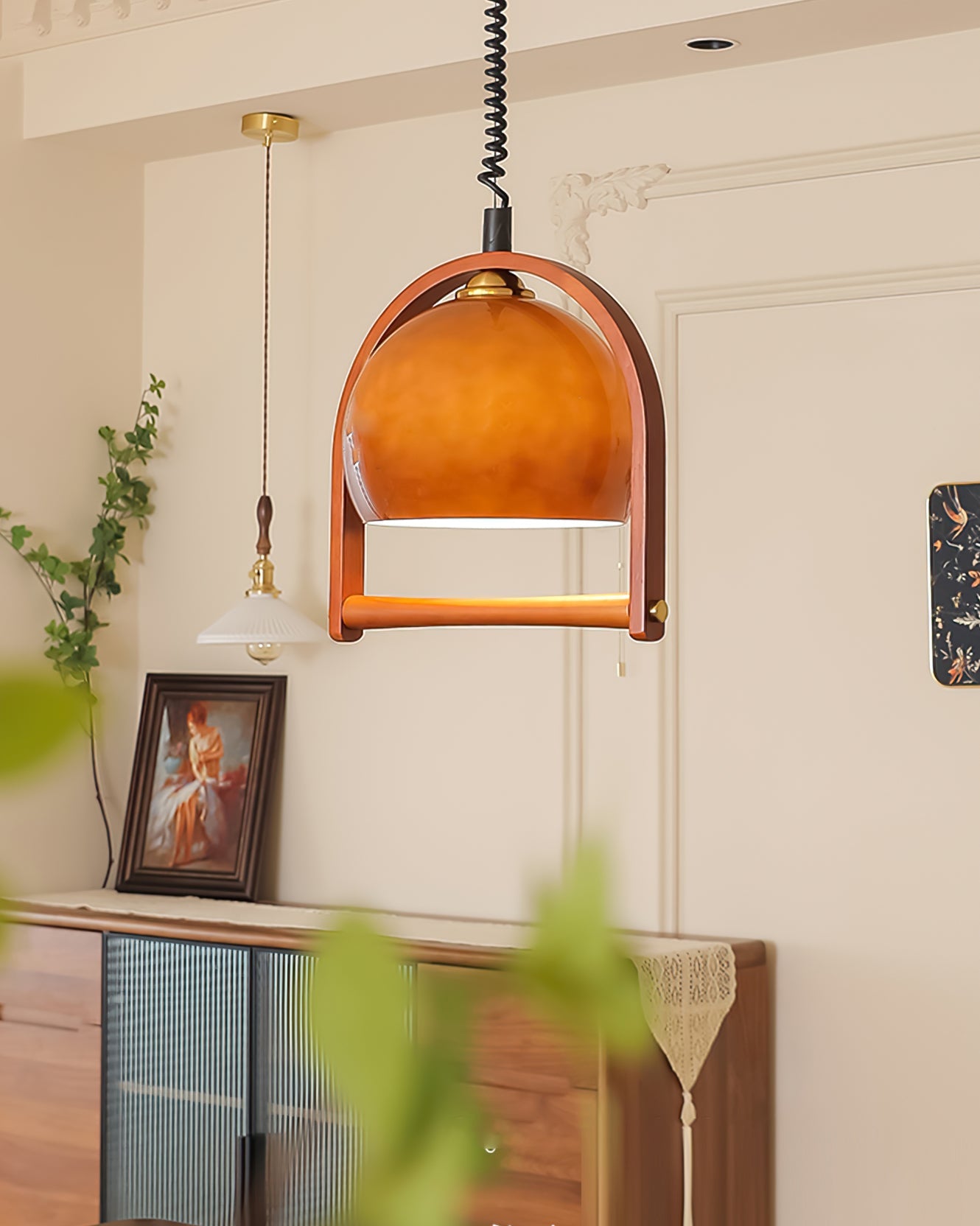 Pallade Coffee Pendant Lamp