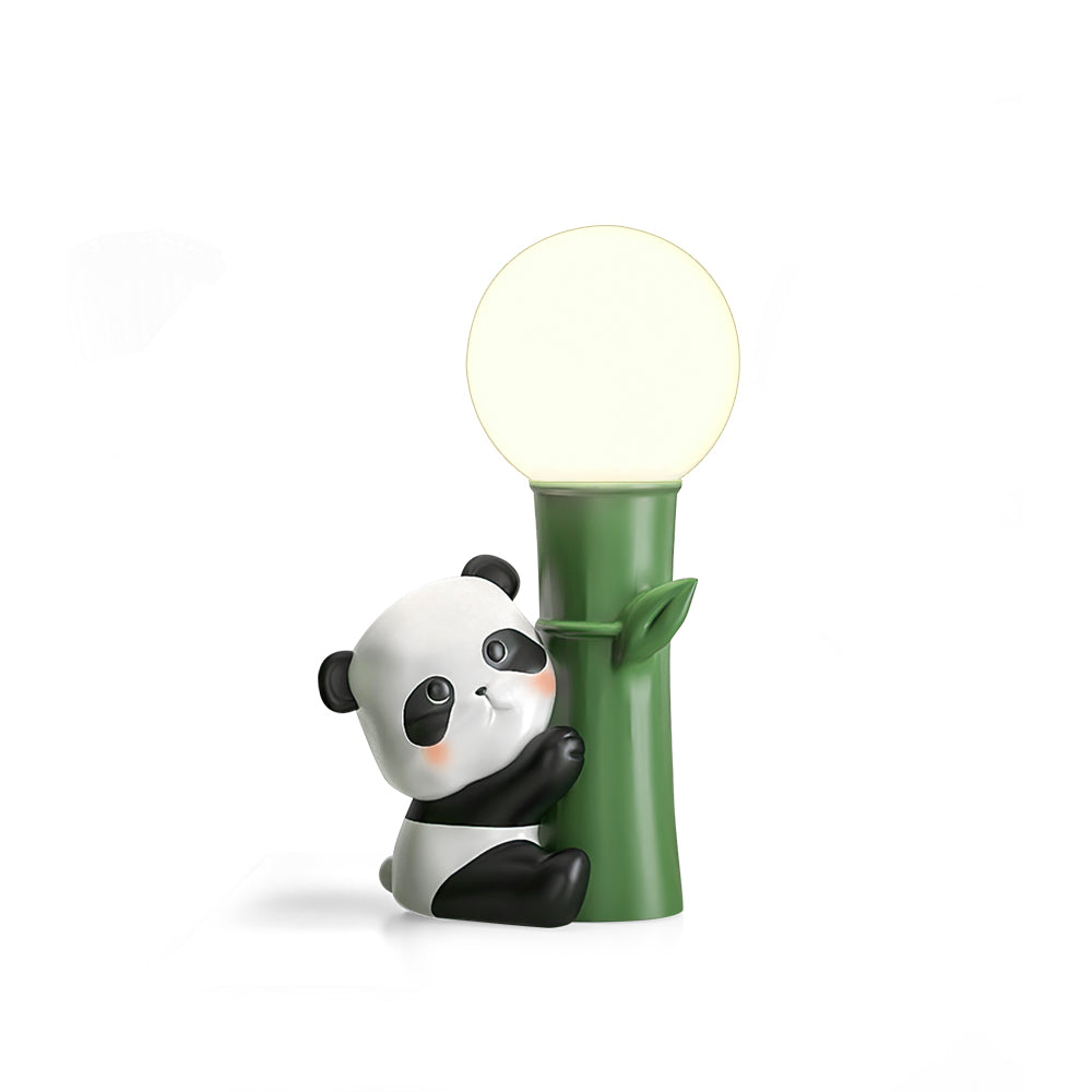 Panda Bamboo Table Lamp
