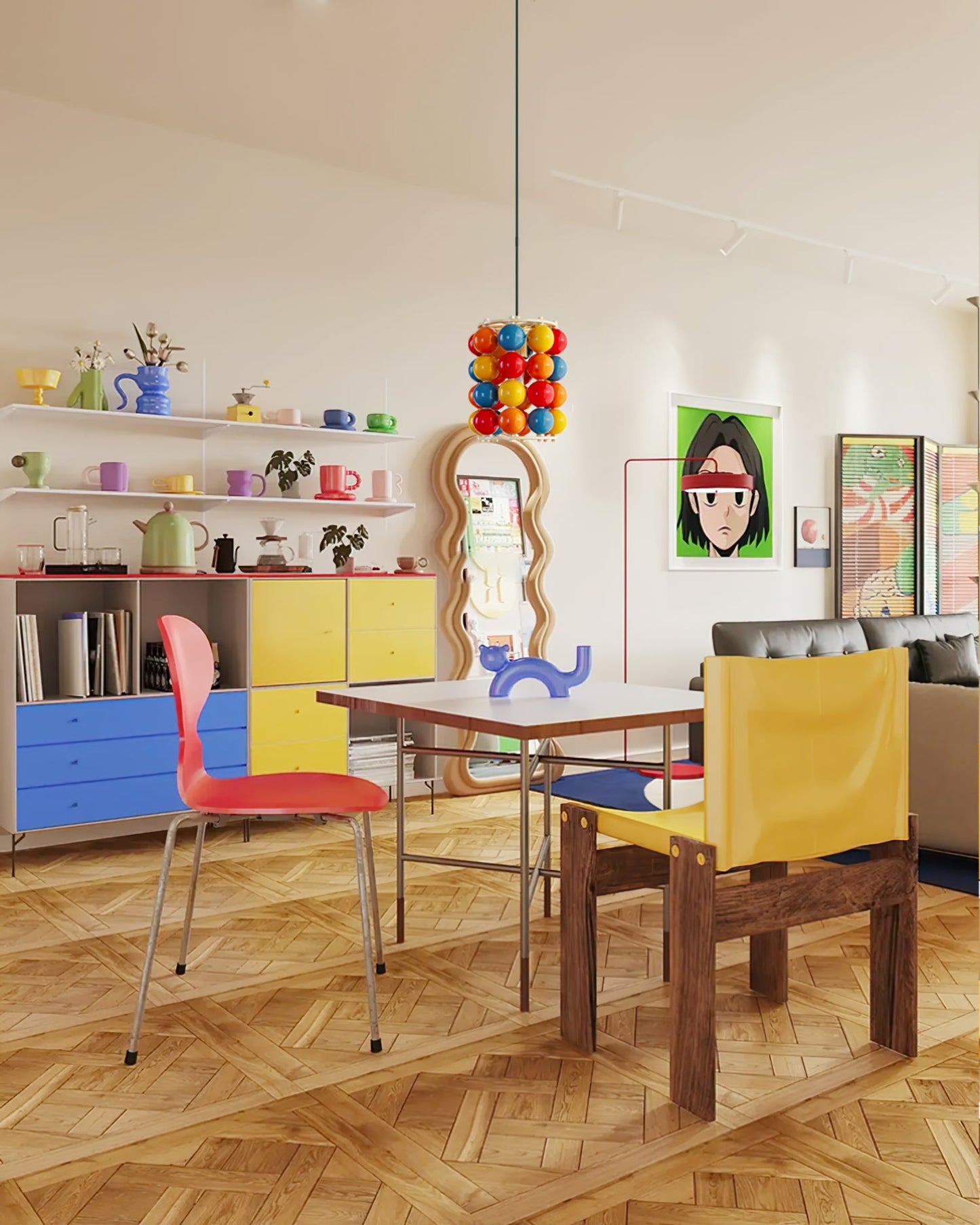 Panton Ball Pendant Lamp