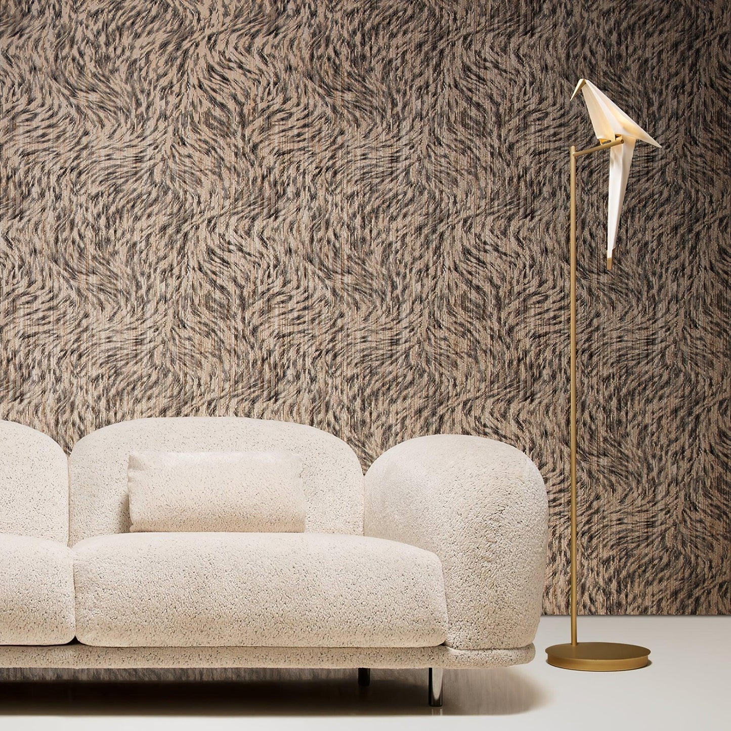 Paper Crane Bird Floor Lamp