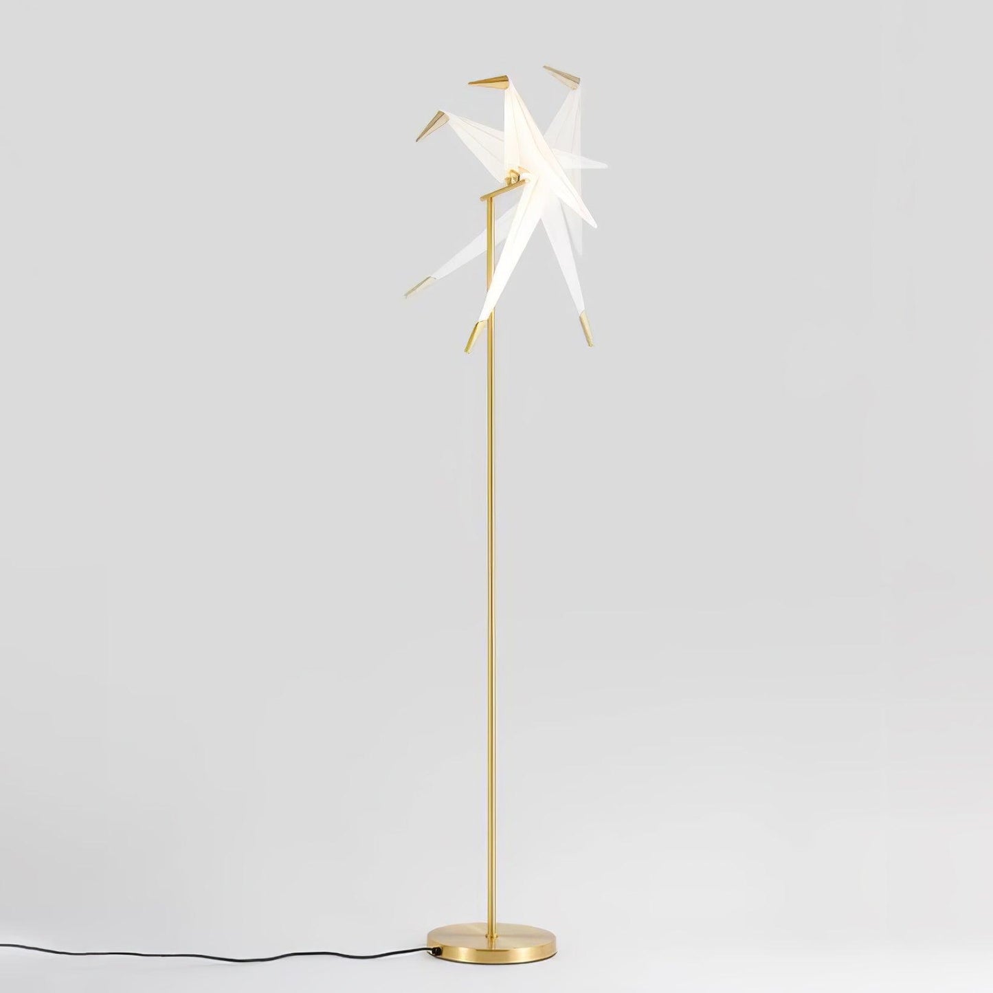 Paper Crane Bird Floor Lamp