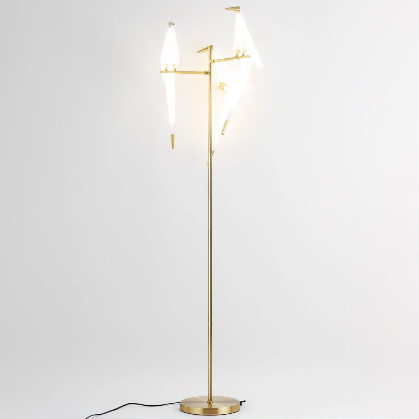 Paper Crane Bird Floor Lamp