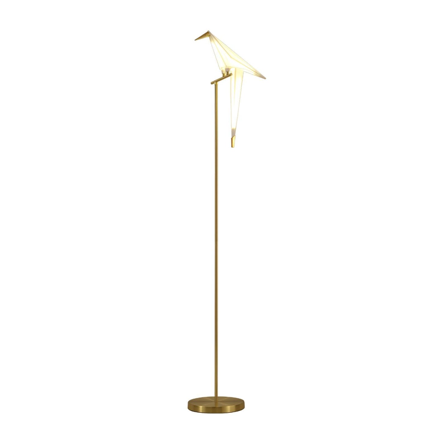 Paper Crane Bird Floor Lamp