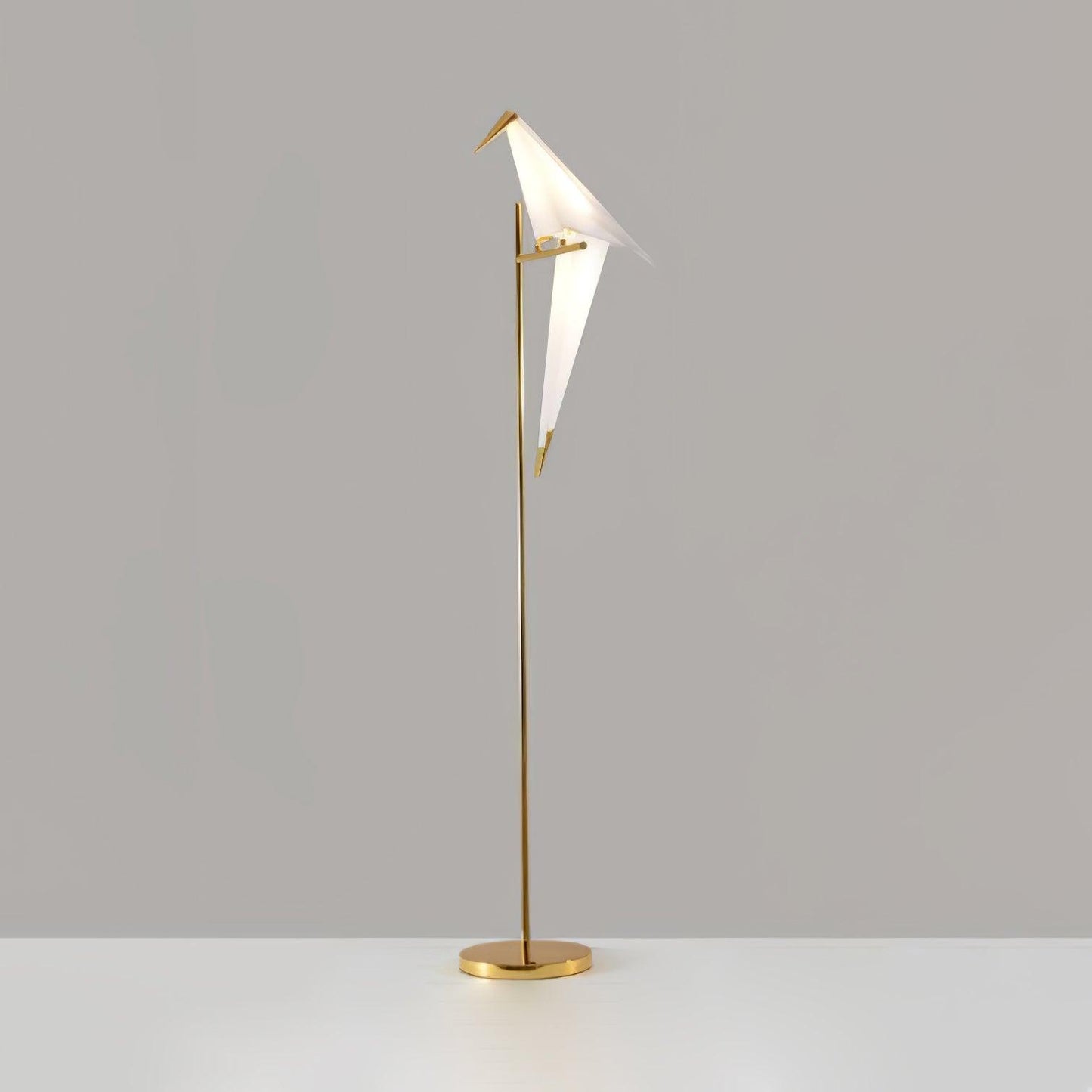 Paper Crane Bird Floor Lamp