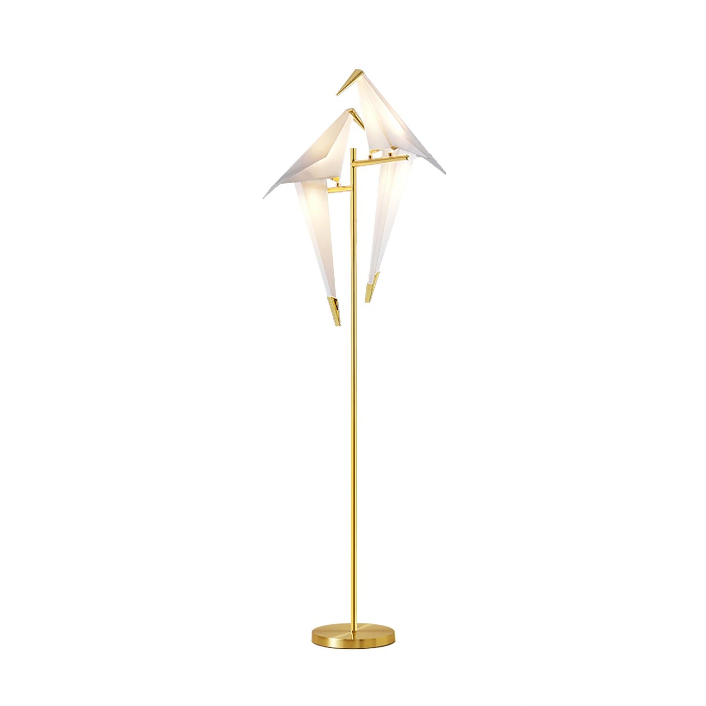 Paper Crane Bird Floor Lamp