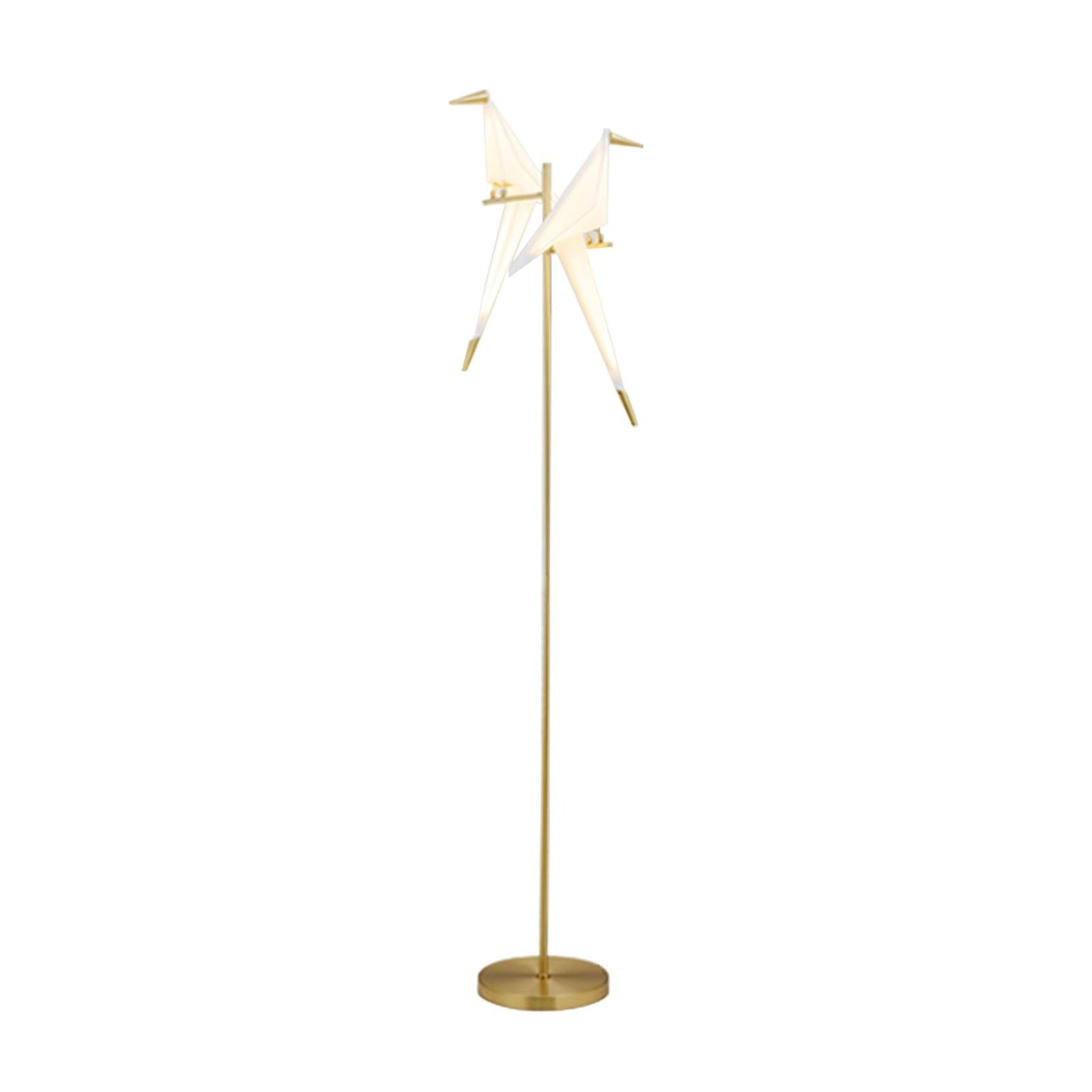 Paper Crane Bird Floor Lamp