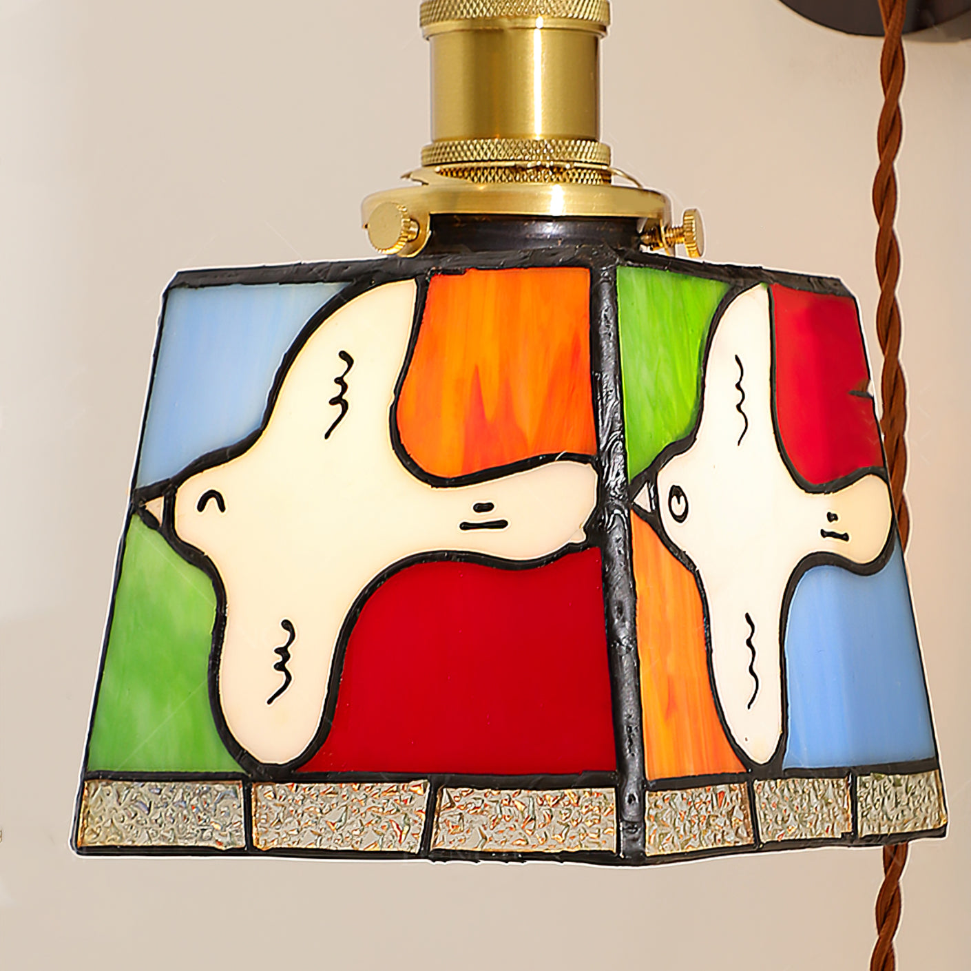 Peace Dove Plug In Wall Lamp