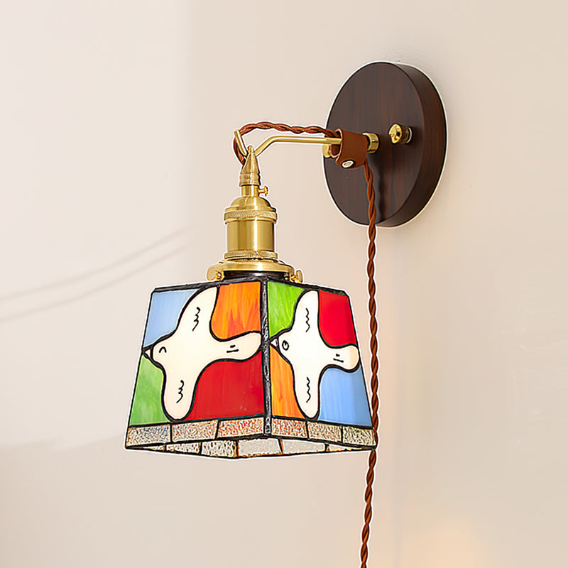 Peace Dove Plug In Wall Lamp