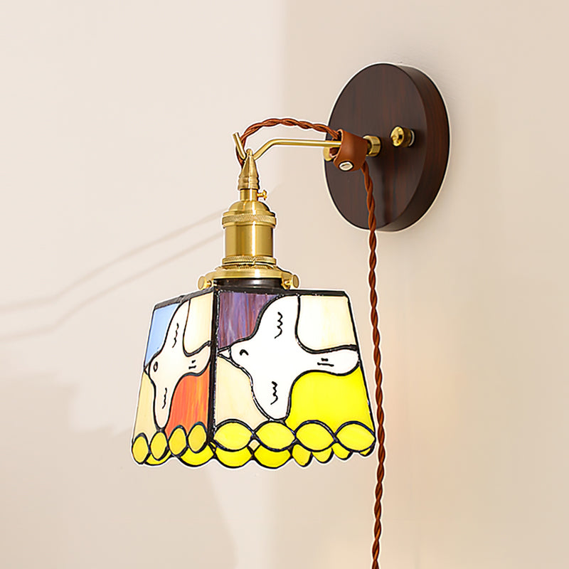 Peace Dove Plug In Wall Lamp