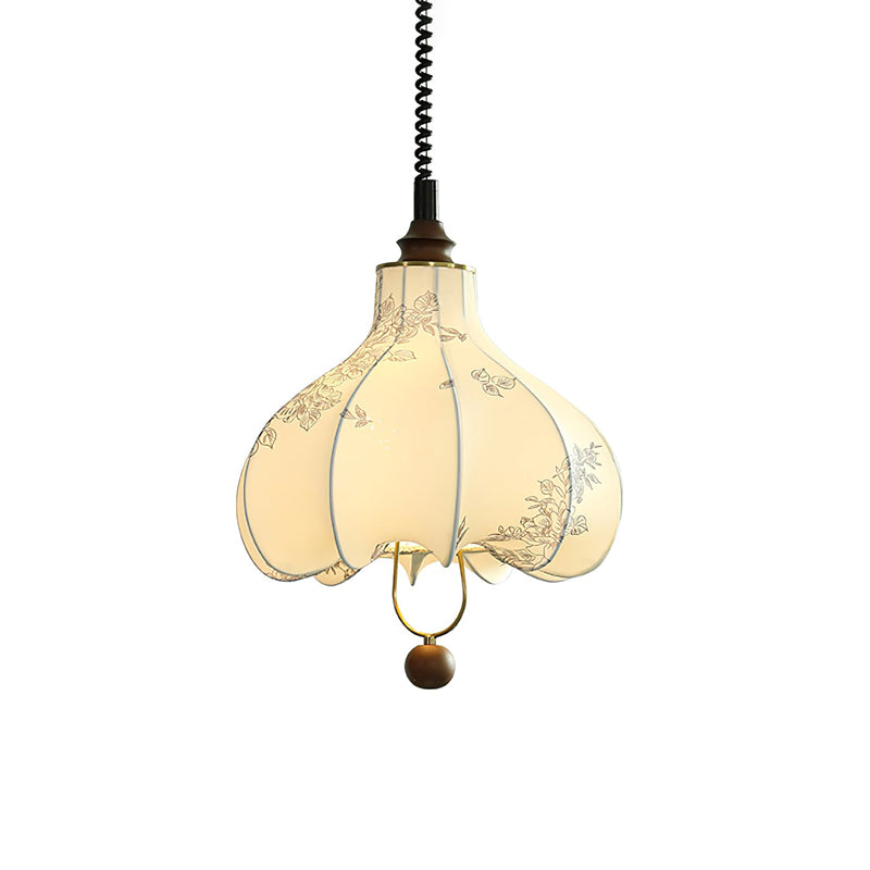 Pear Fabric Pendant Light