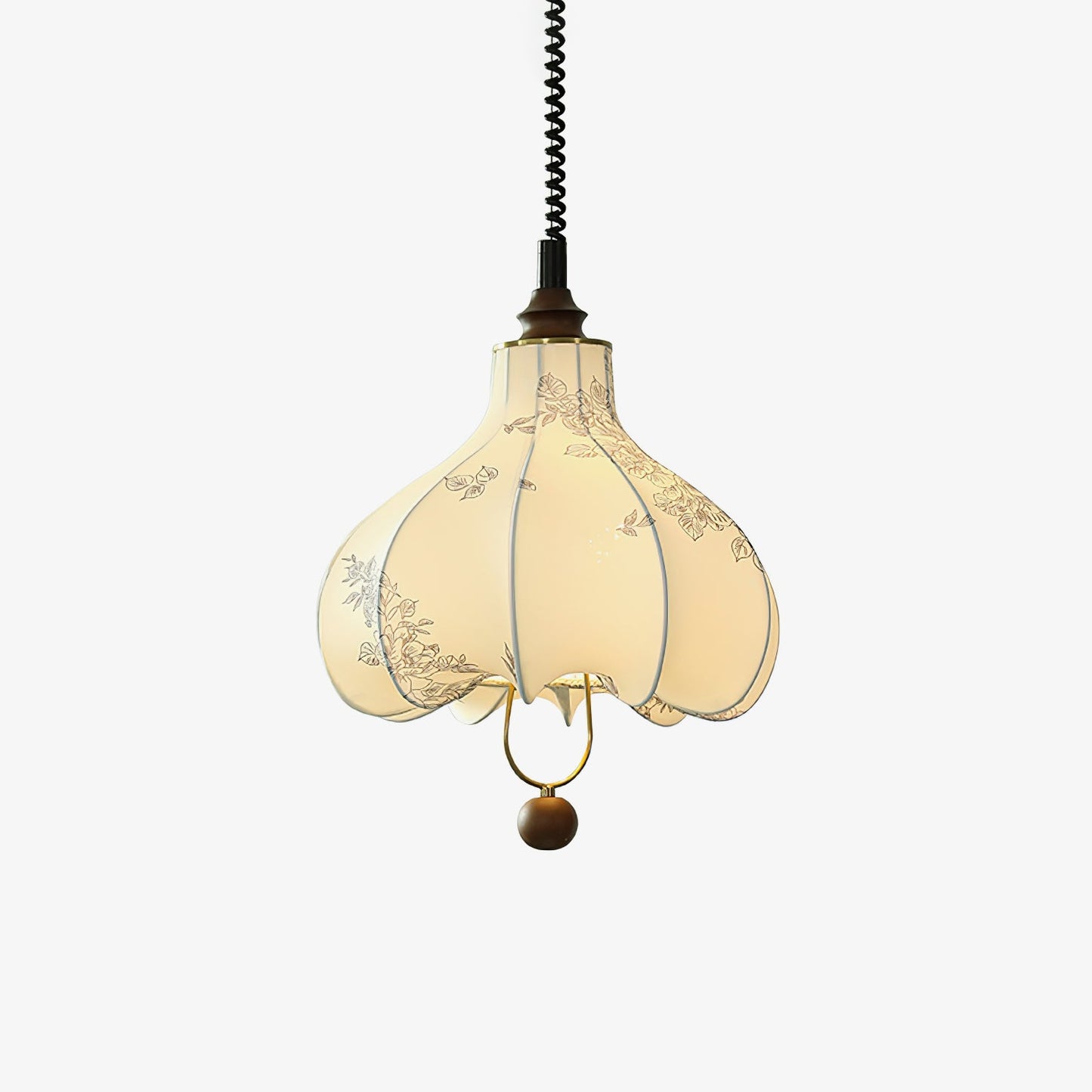 Pear Fabric Pendant Light