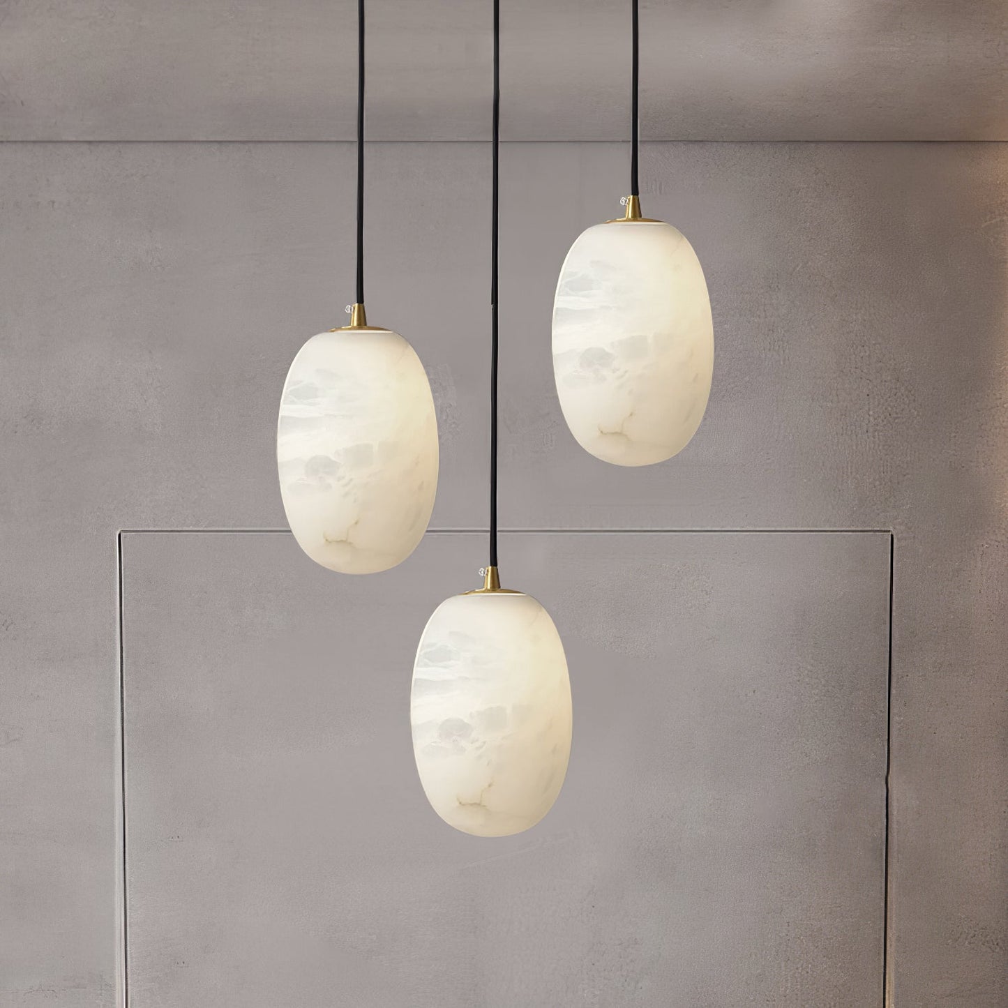 Pebble Alabaster Pendant Light