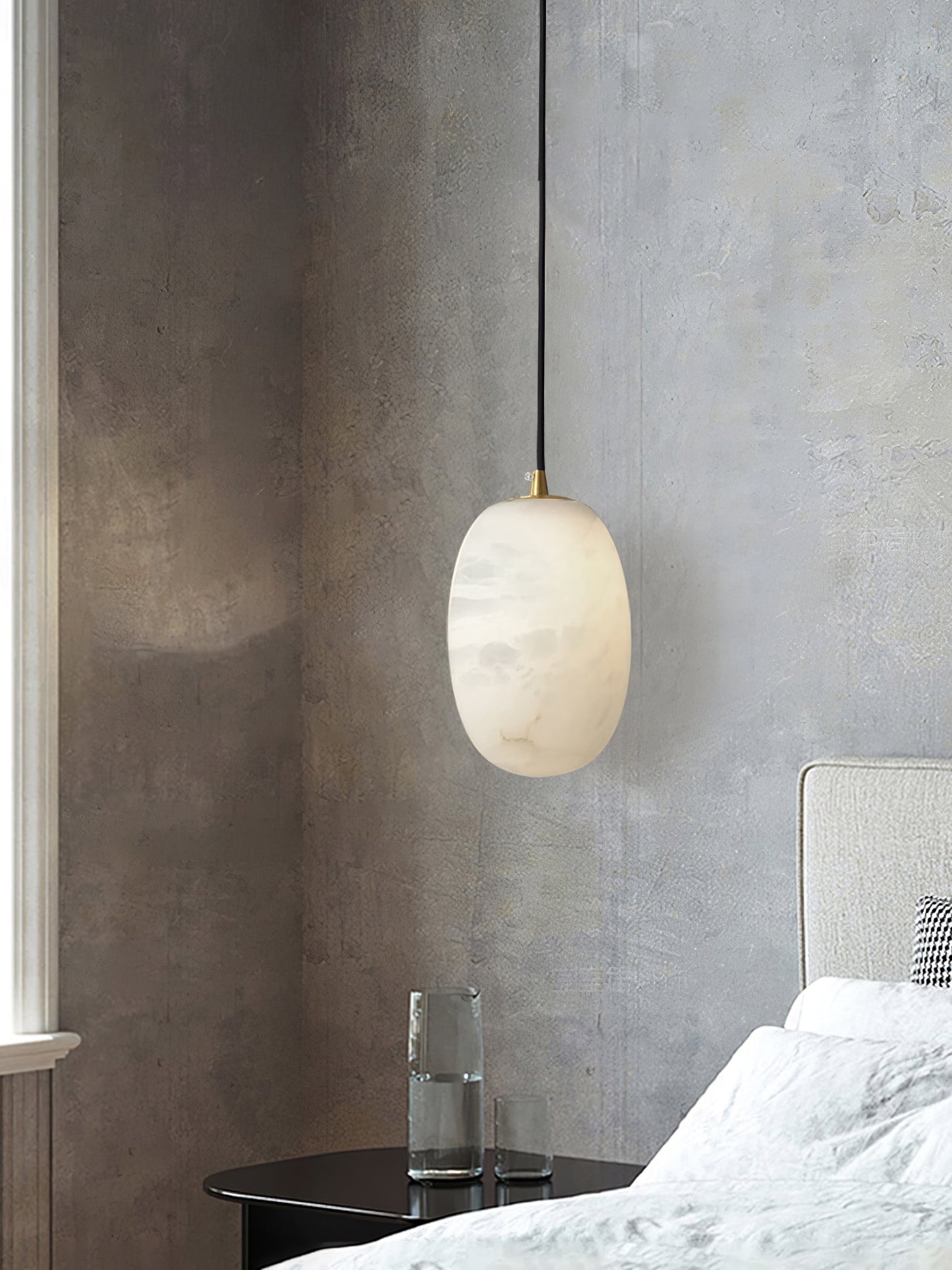 Pebble Alabaster Pendant Light
