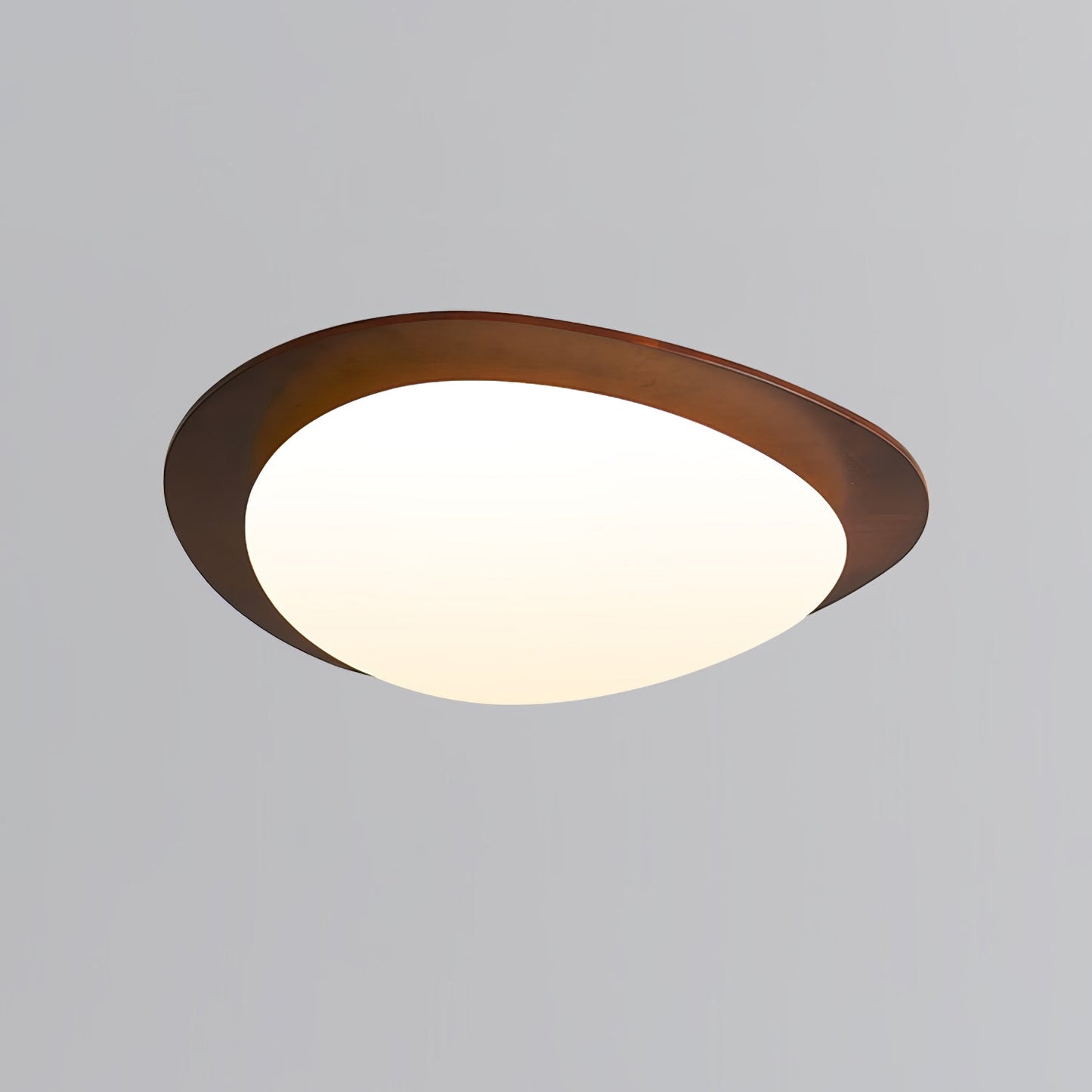 Pebble Walnut Pendant Light