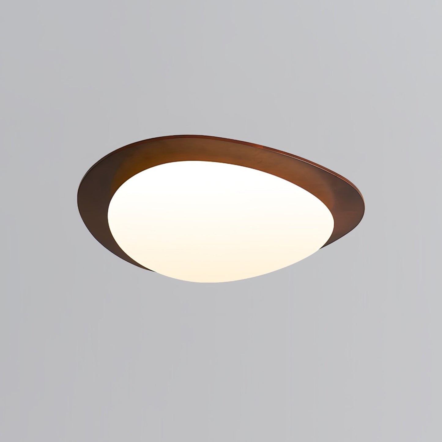 Pebble Walnut Pendant Light