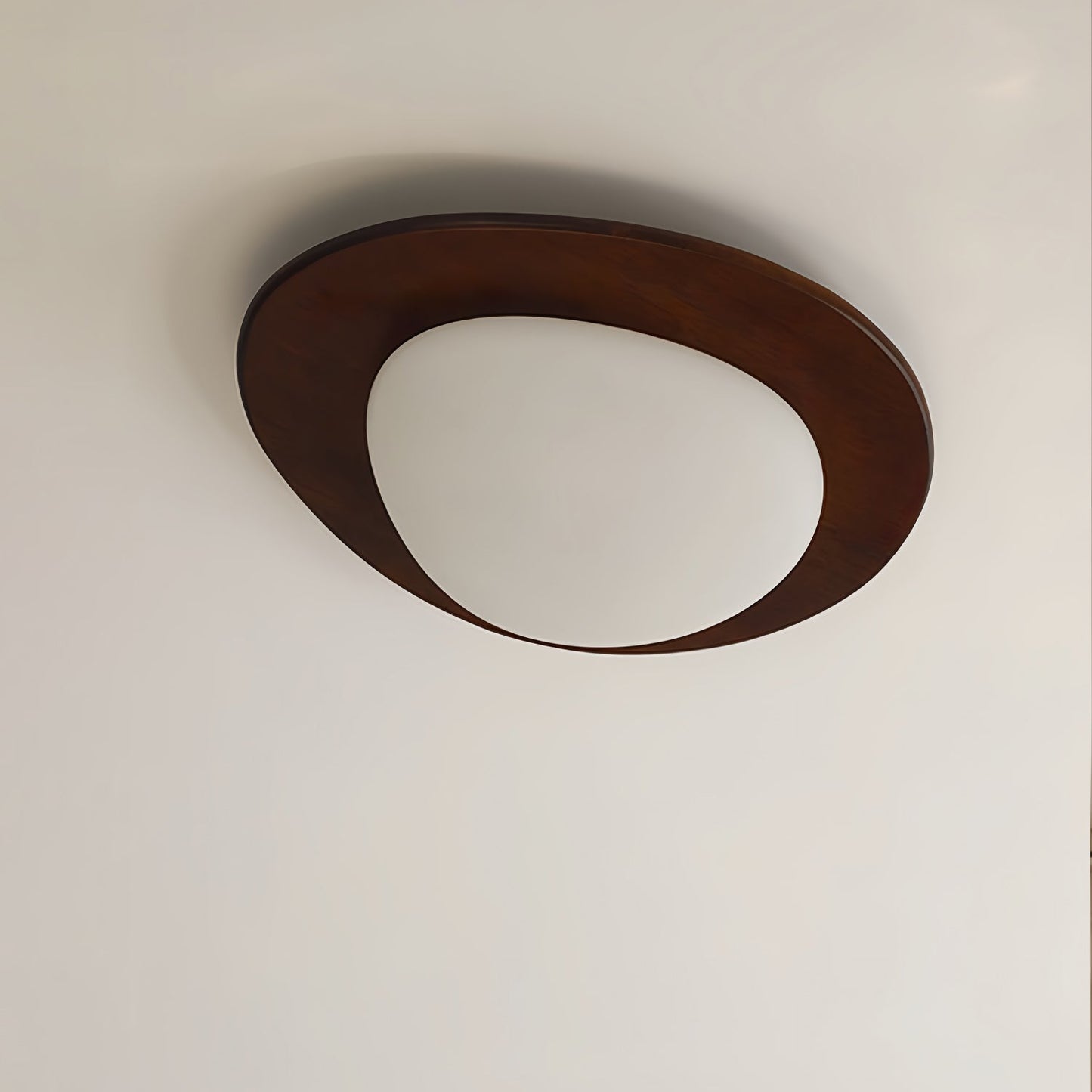 Pebble Walnut Pendant Light