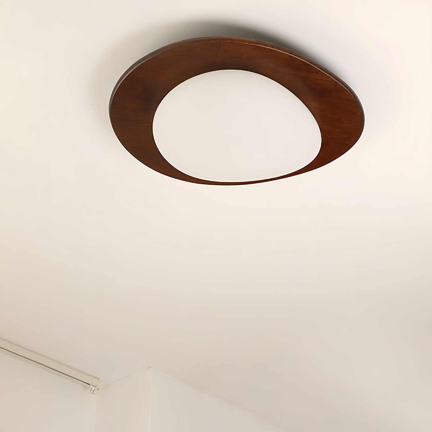 Pebble Walnut Pendant Light