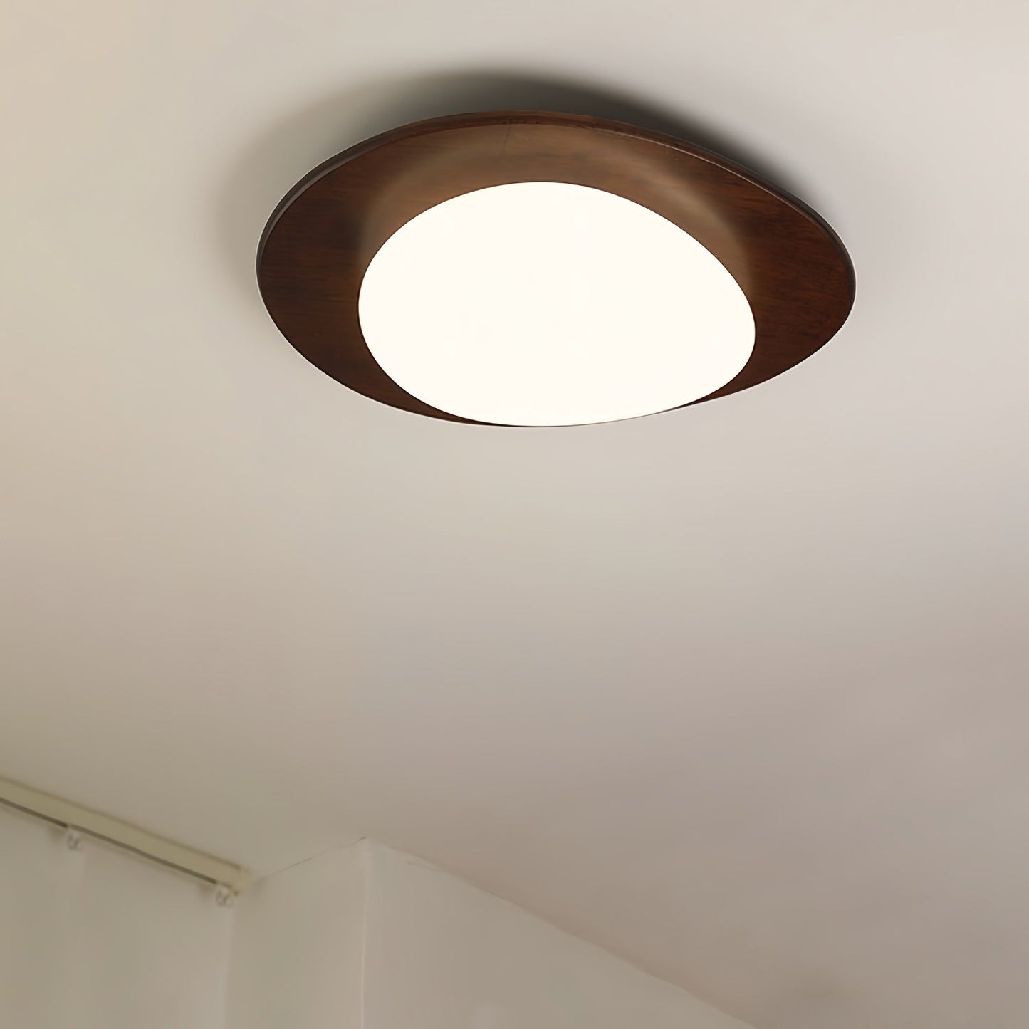 Pebble Walnut Pendant Light