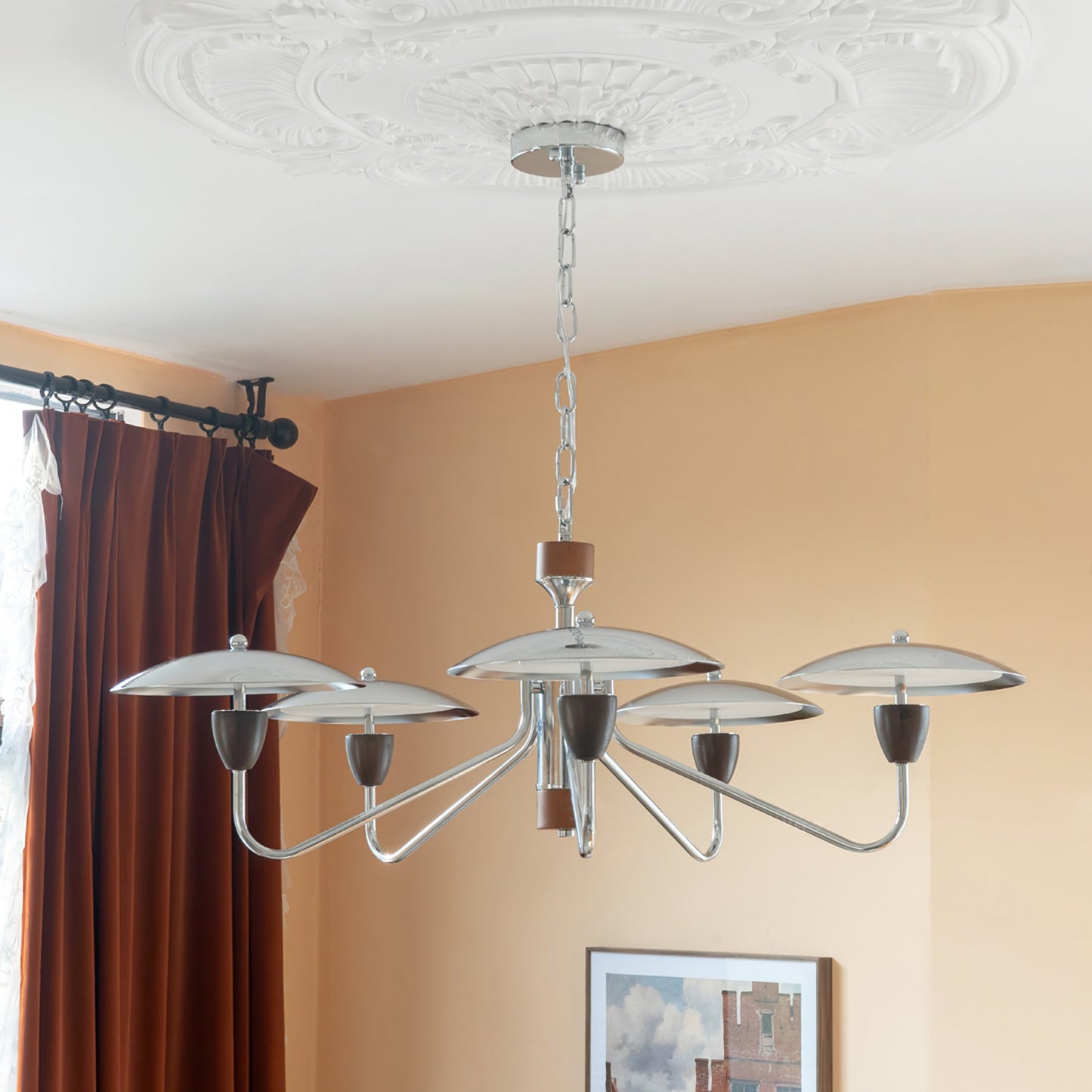 Peggy Chrome Chandelier