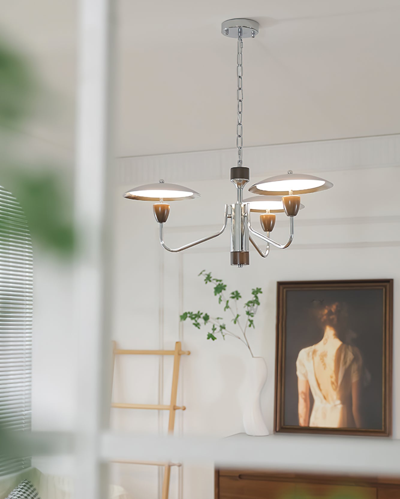 Peggy Chrome Chandelier