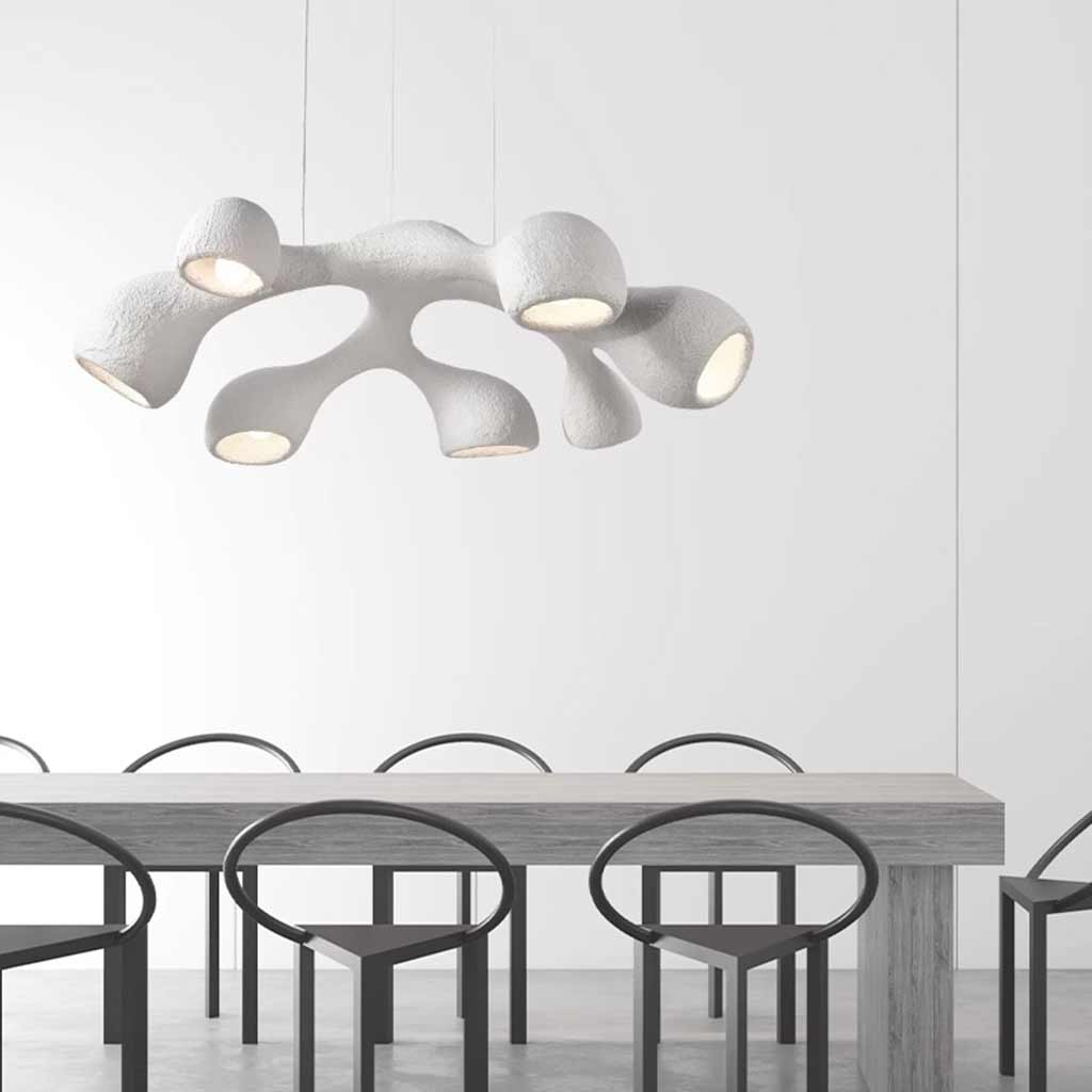 Pendant Chandelier Irregular Grey Light