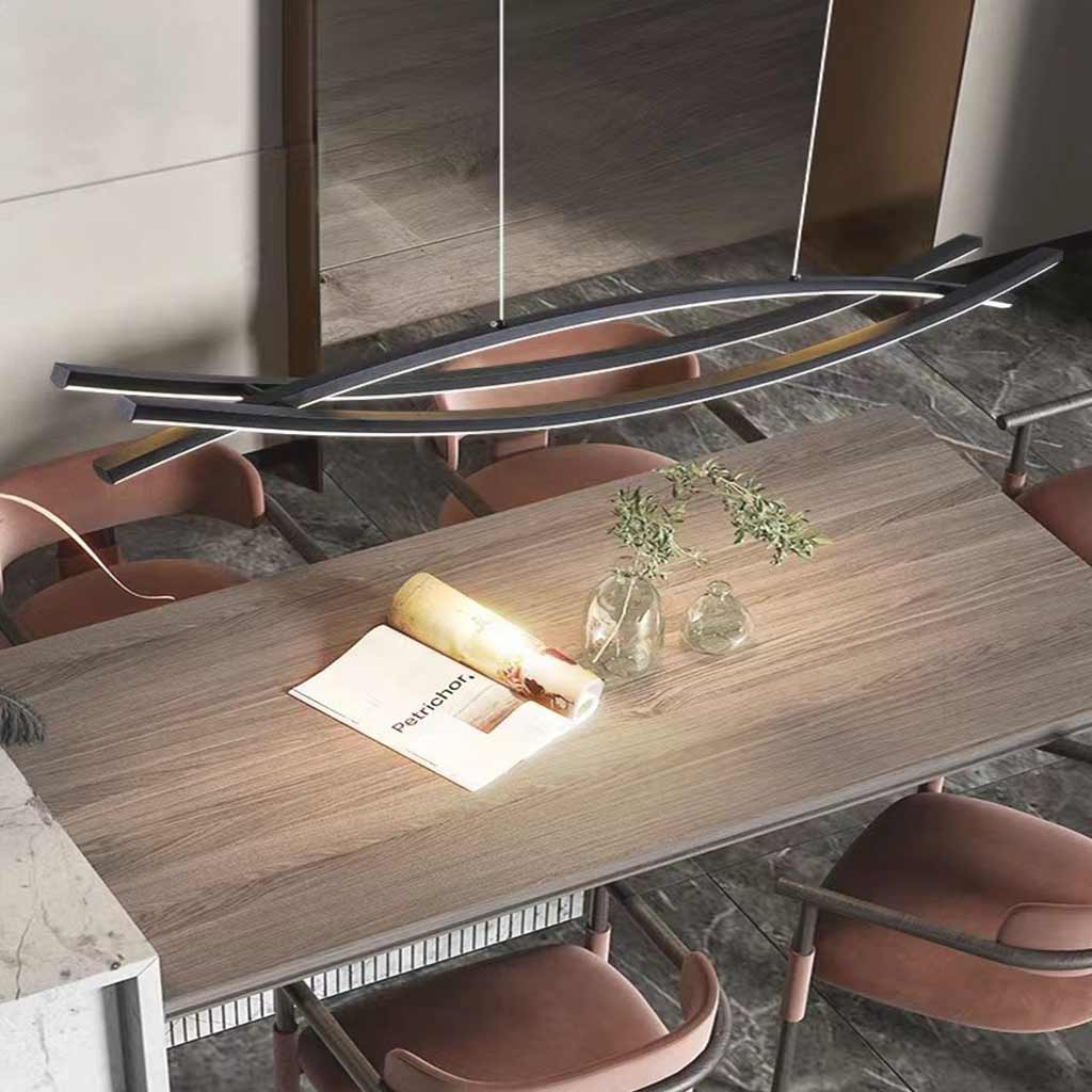 Pendant Chandelier Light Black Elegance