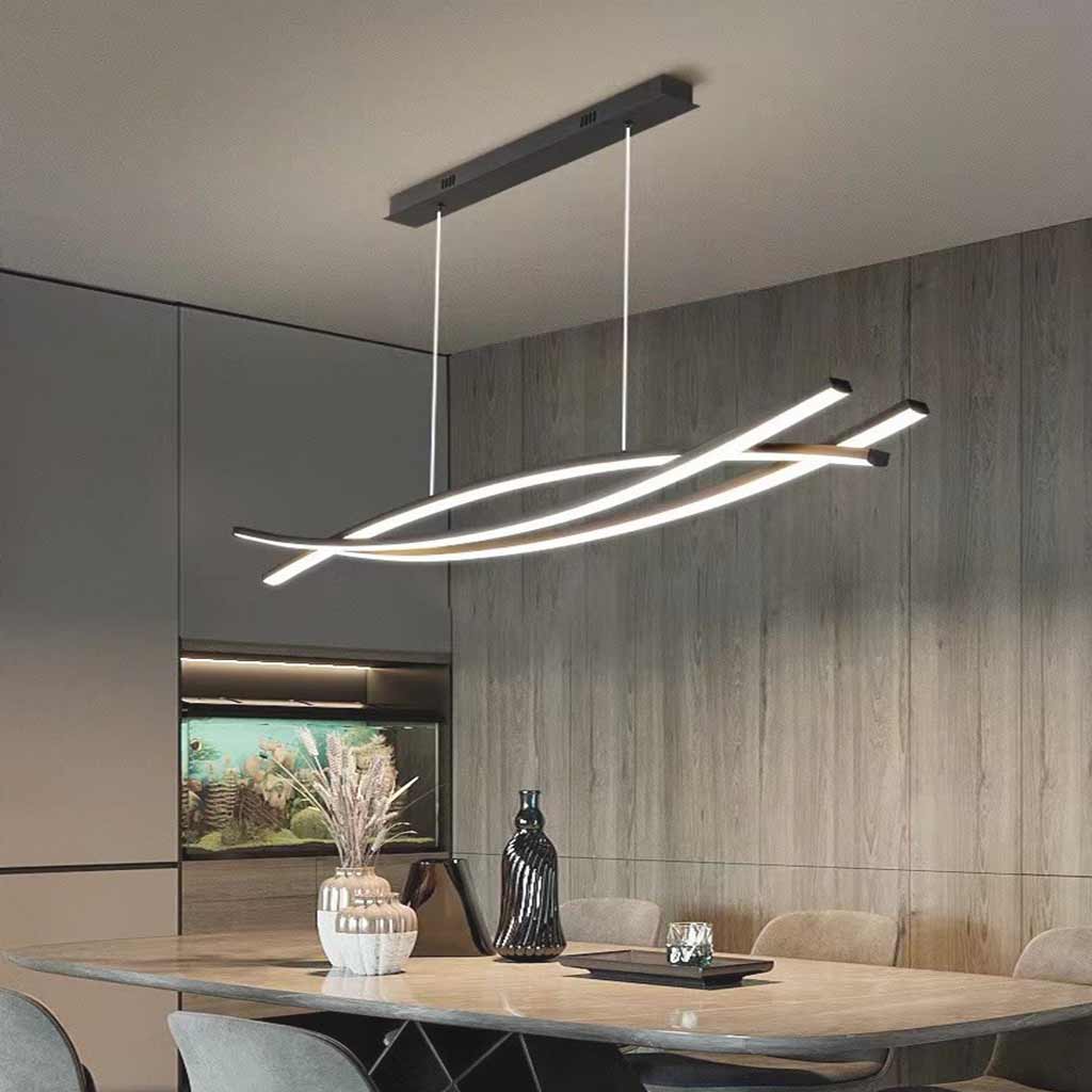 Pendant Chandelier Light Black Elegance