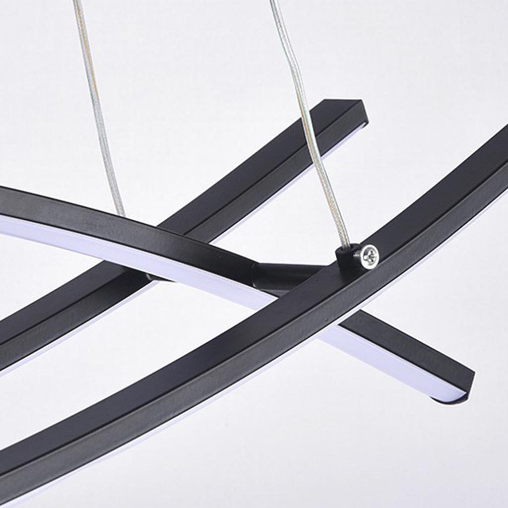 Pendant Chandelier Light Black Elegance