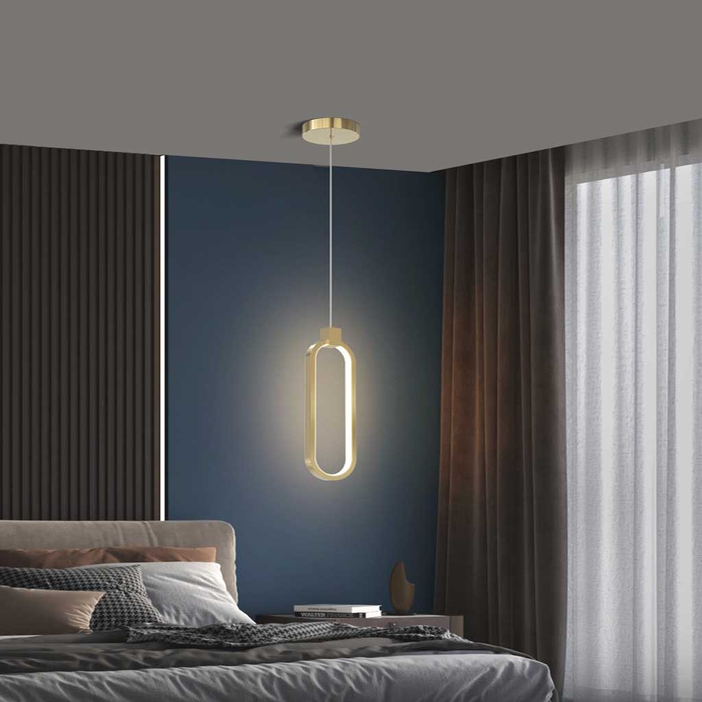 Pendant Light Minimalist Brass Fixture