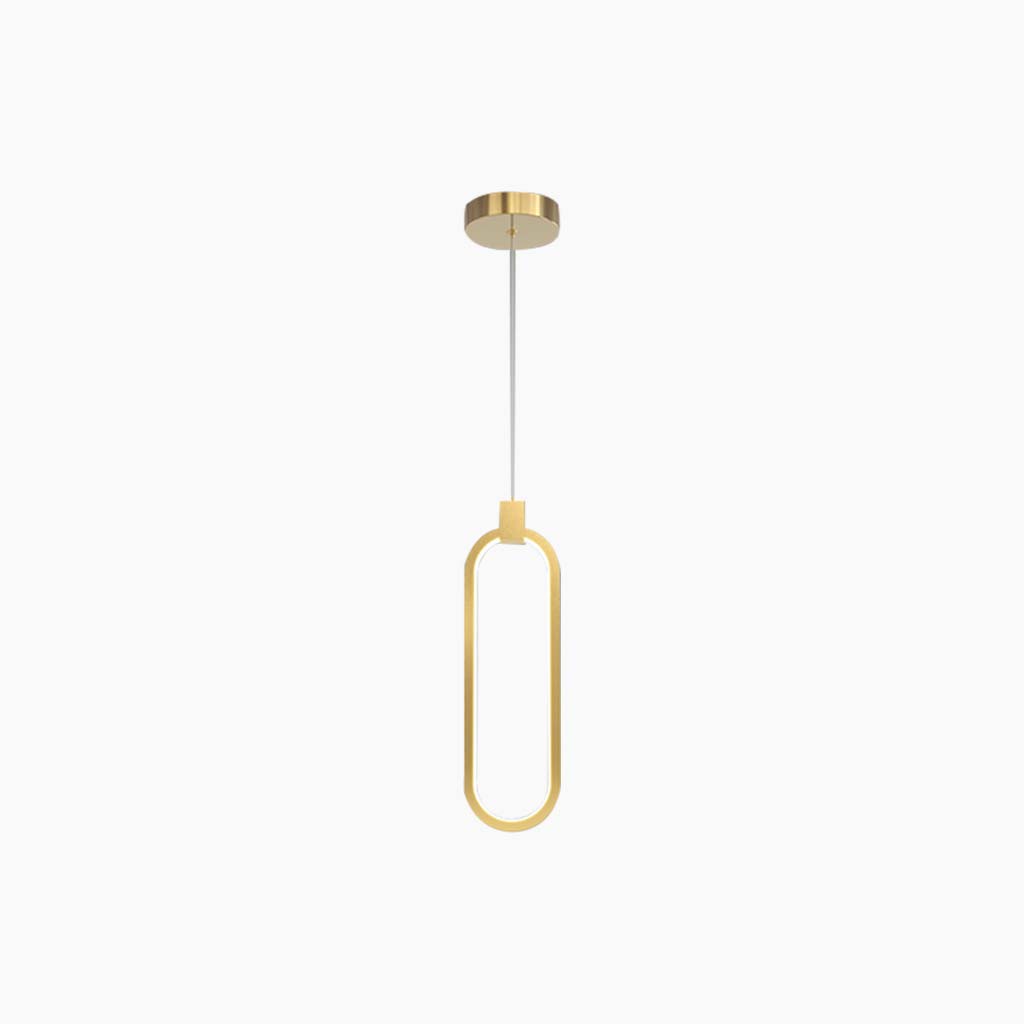 Pendant Light Minimalist Brass Fixture