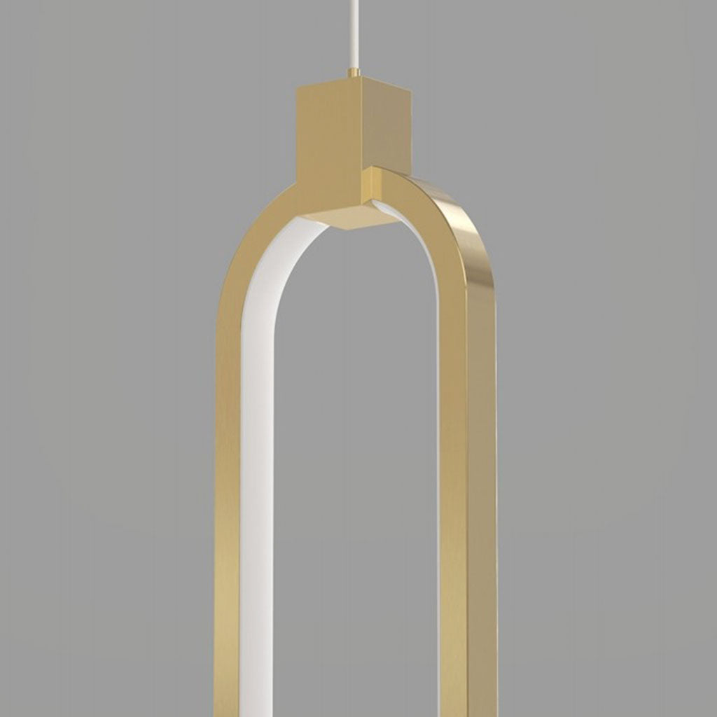 Pendant Light Minimalist Brass Fixture