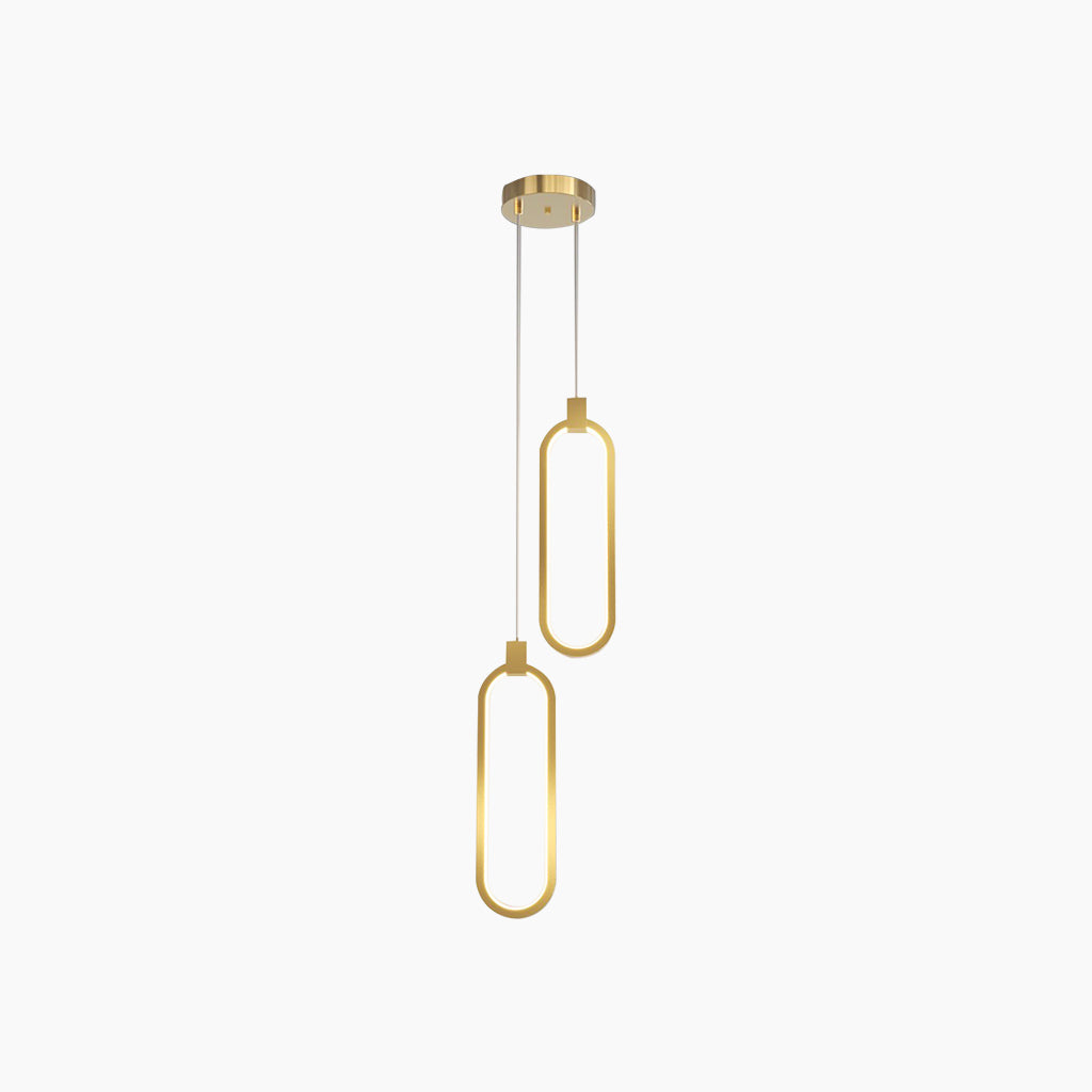 Pendant Light Minimalist Brass Fixture