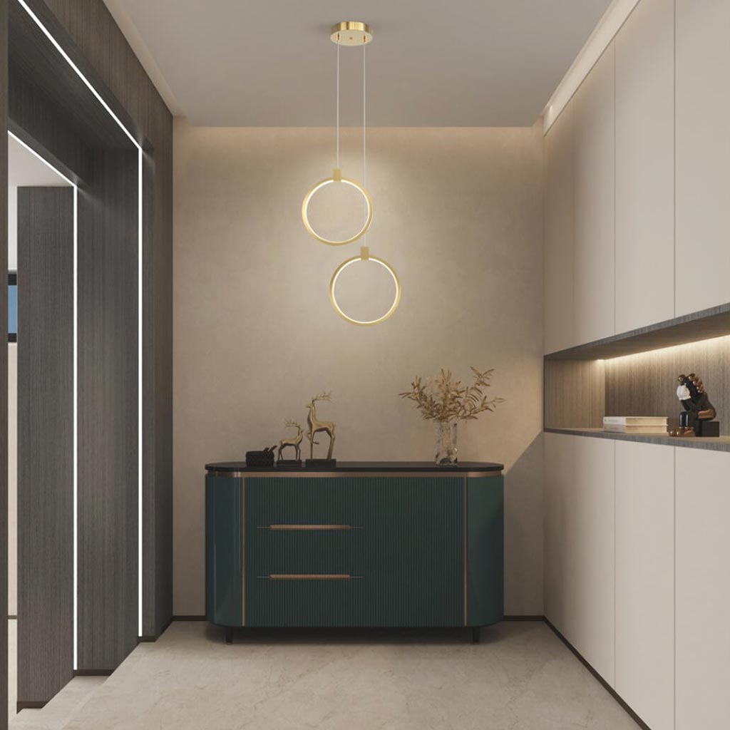Pendant Light Minimalist Brass Fixture