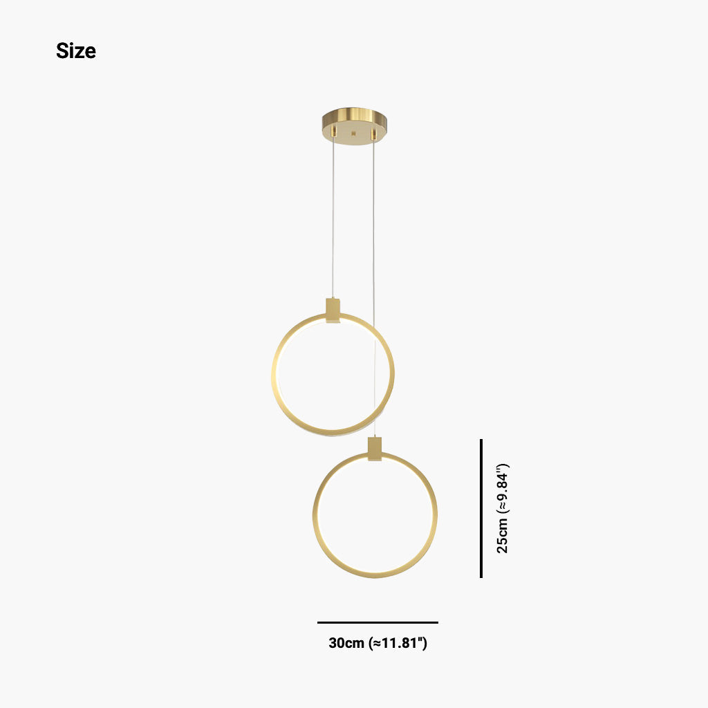 Pendant Light Minimalist Brass Fixture