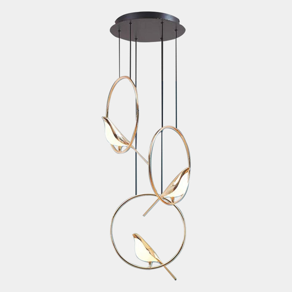 Chandelier Pendant Light Unique Creative Magpie Bird LED
