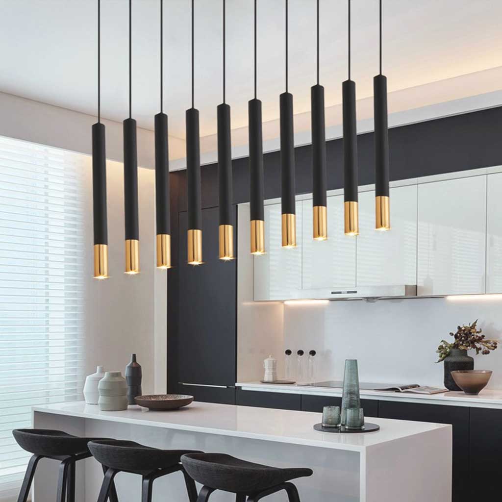 Pendant Light Minimalist Tube Design